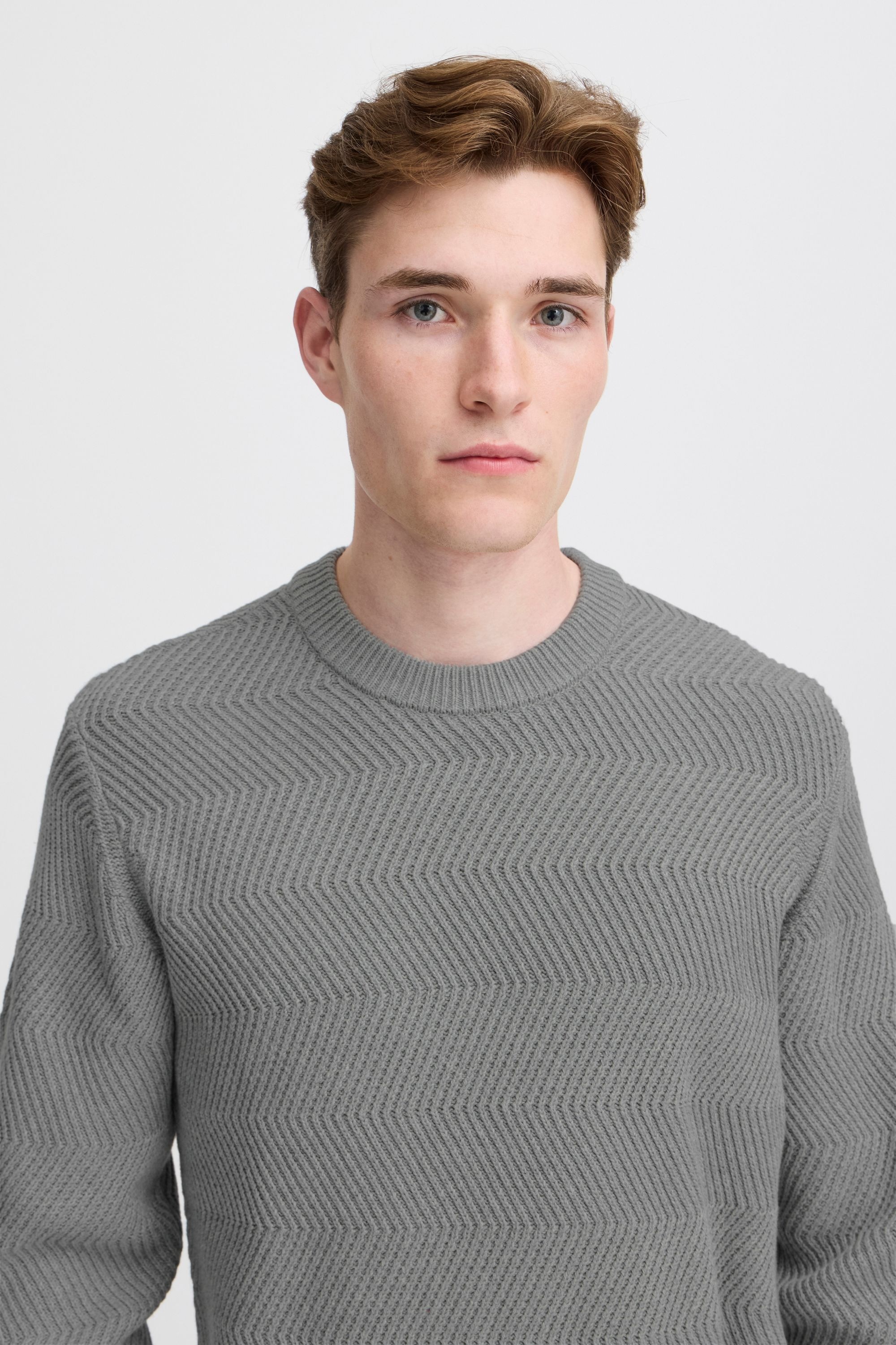 Casual Friday Strickpullover »Strickpullover CFKARL structured crew neck knit«