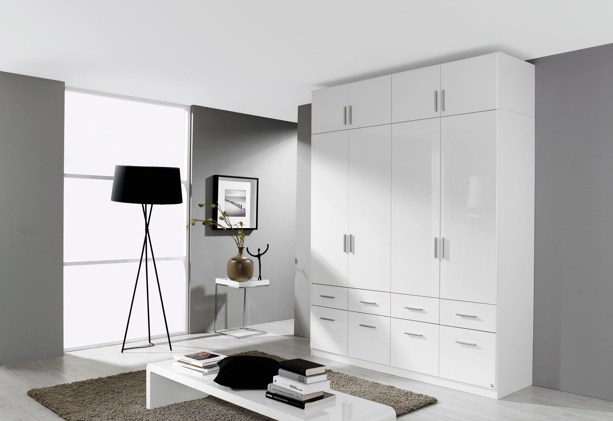 rauch Drehtürenschrank »Kleiderschrank Schrank Garderobe Schlafzimmerschrank CELLE«, in 4 Breiten und 2 Höhen, optional mit Schubkästen MADE IN GERMANY