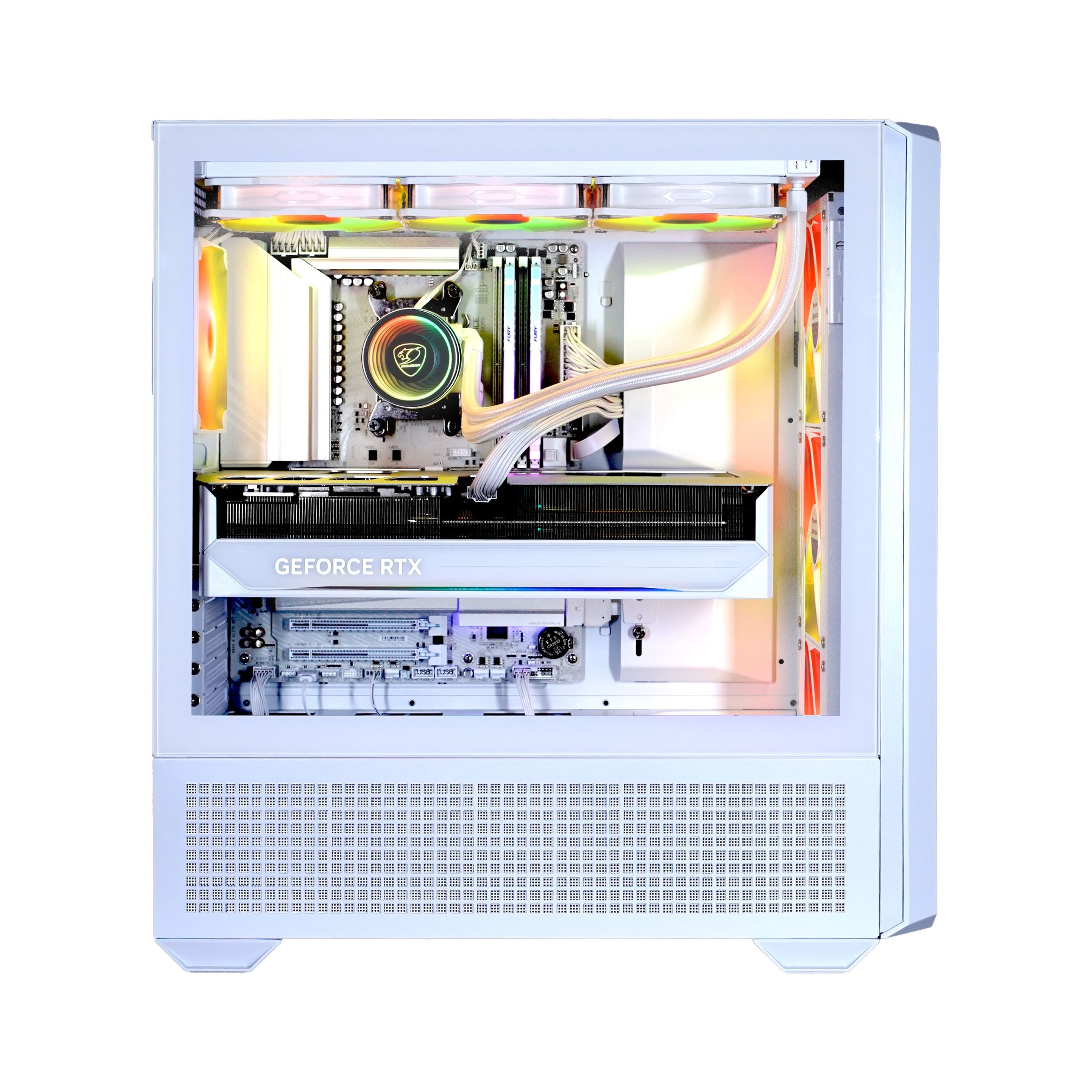 Cougar Gaming-PC »MX600 White 7419«, Windows 11, DDR5 RAM, Gen4 SSD