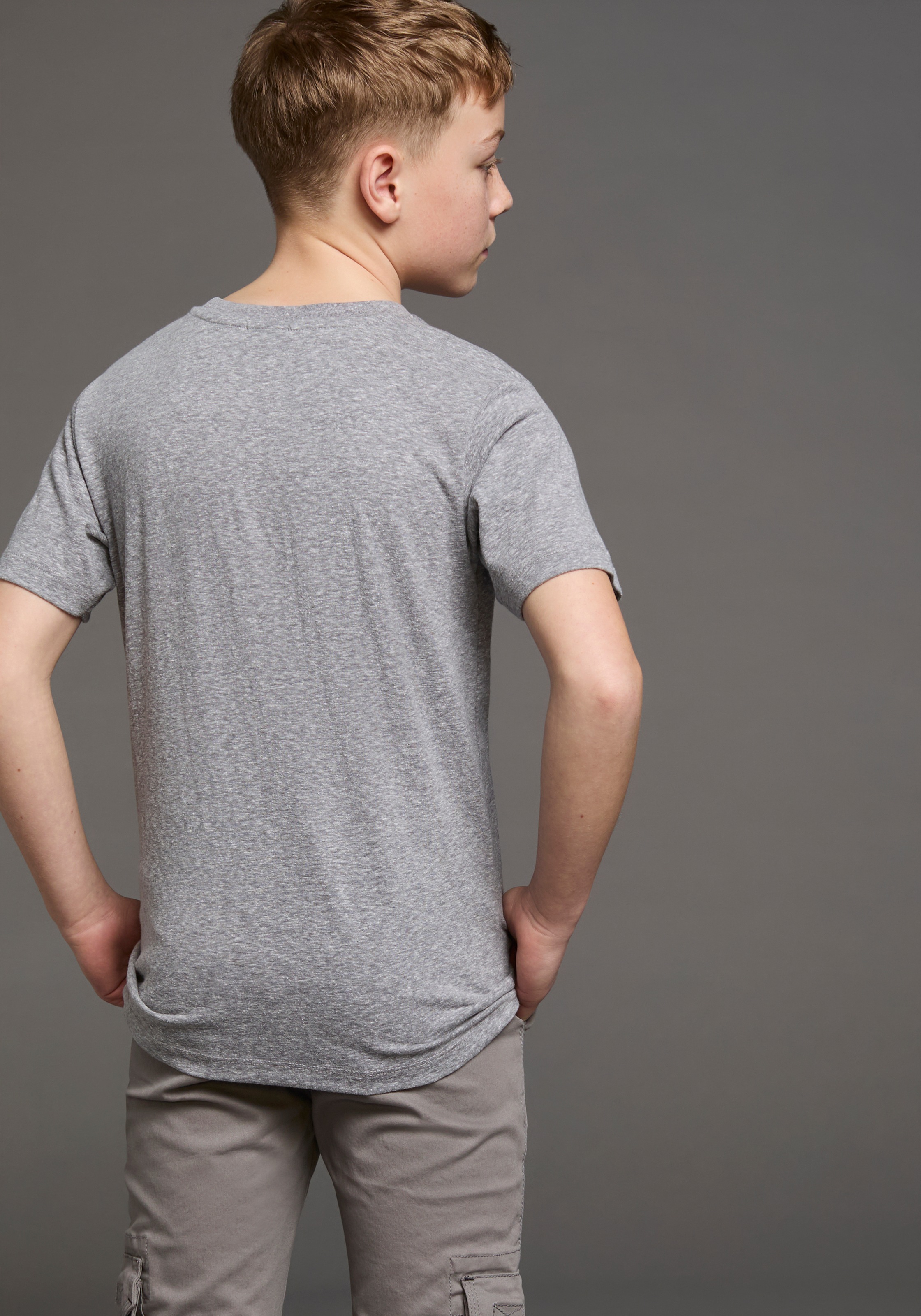 KIDSWORLD T-Shirt »ER WARS«, Langarm, Basic-Passform, trendiger Print, Rundhalsausschnitt