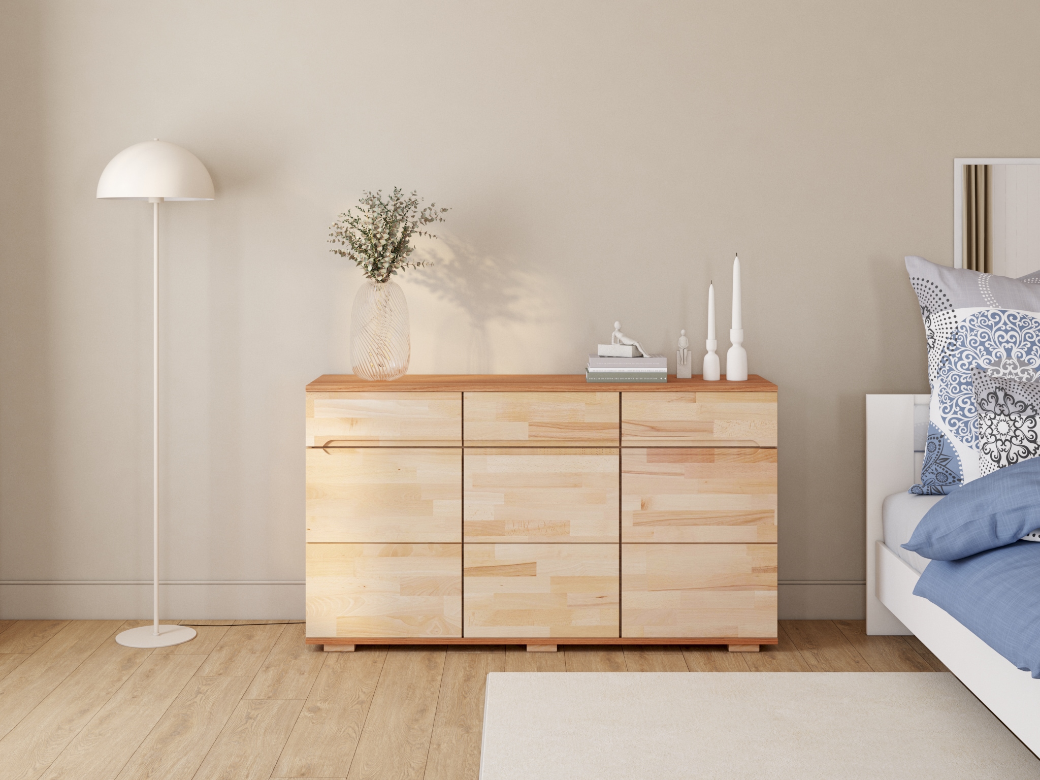 my home Bettwäsche »Tesso in Gr. 135x200, 155x220 oder 200x200 cm« 2 tlg. Bettwäsche mit Ornamenten und in verschiedenen Qualitäten