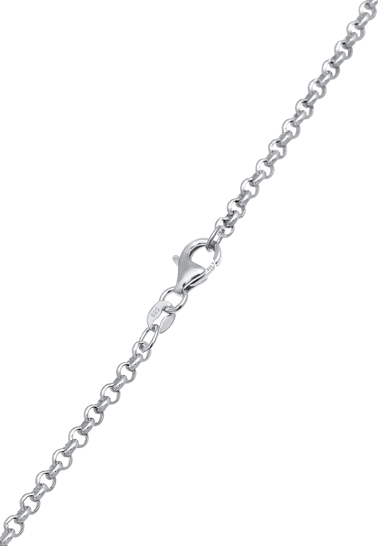 Nenalina Lange Kette »Halskette Engelsflüsterer Klangkugel Glück Engel 925 Silber«