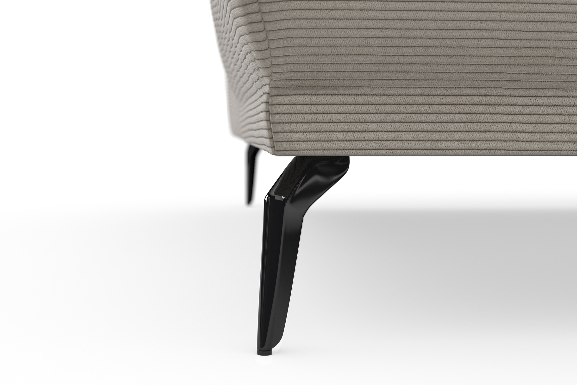 INOSIGN Ecksofa »Coco L-Form«, Sitztiefen-, Arm- und Kopfteilverstellung, Cord-Bezug, Fußhöhe 15 cm