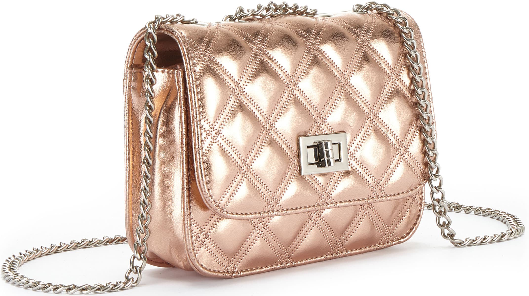 LASCANA Umhängetasche »Minibag«, Handtasche, Henkeltasche mit Kettenhenkel, Crossbody Bag VEGAN