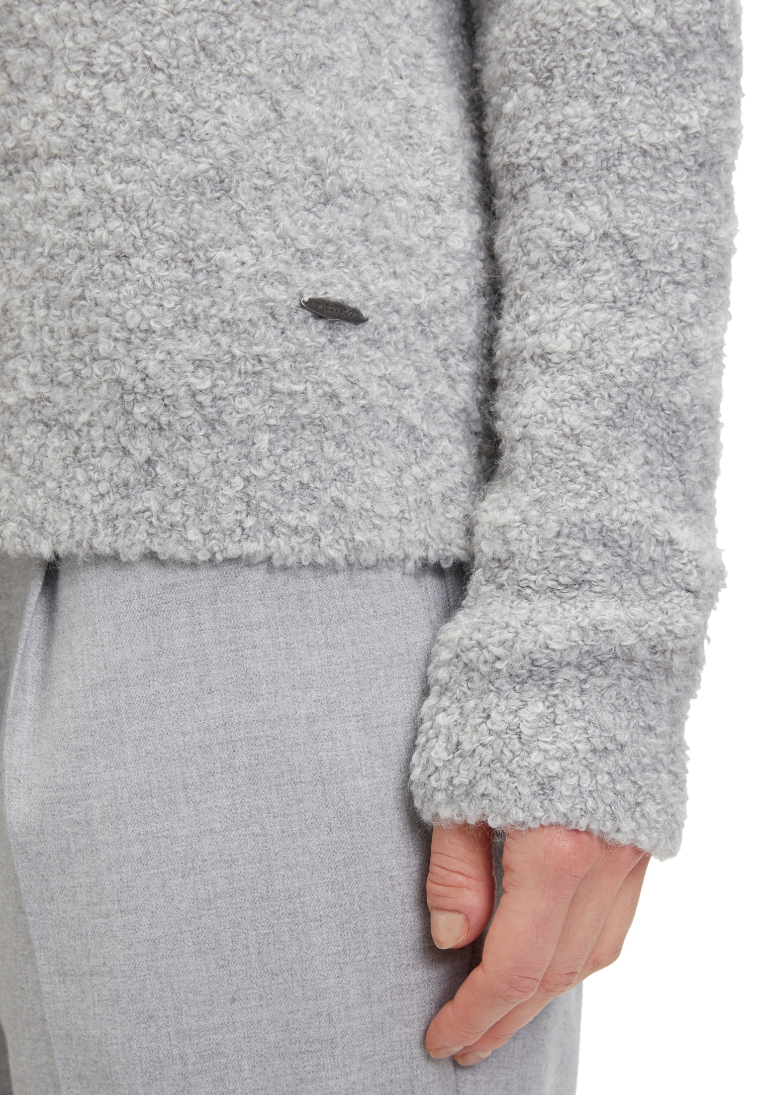 Betty&Co Strickpullover »Strickpullover mit Perlen«