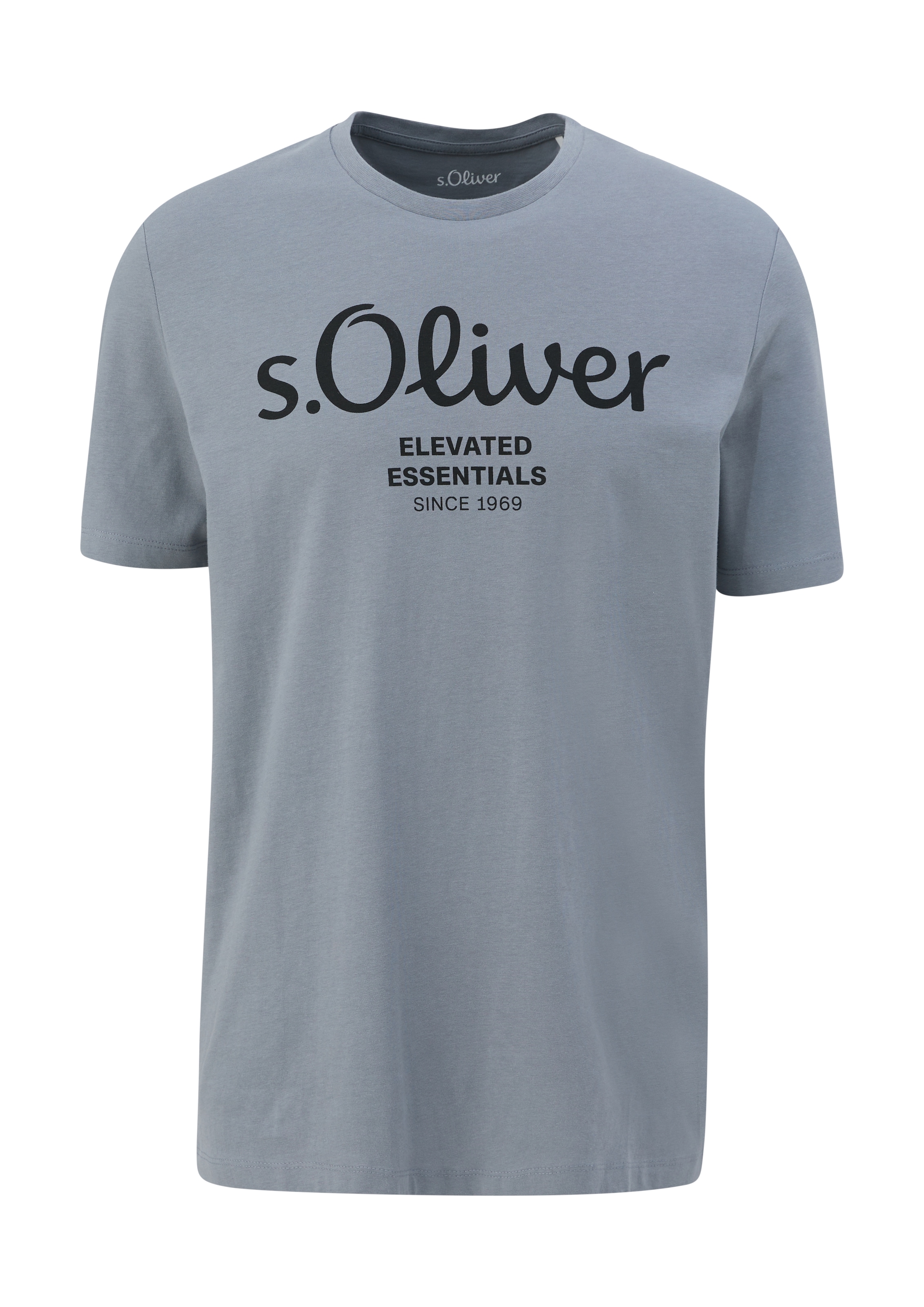 s.Oliver T-Shirt, aus atmungsaktiver Baumwolle