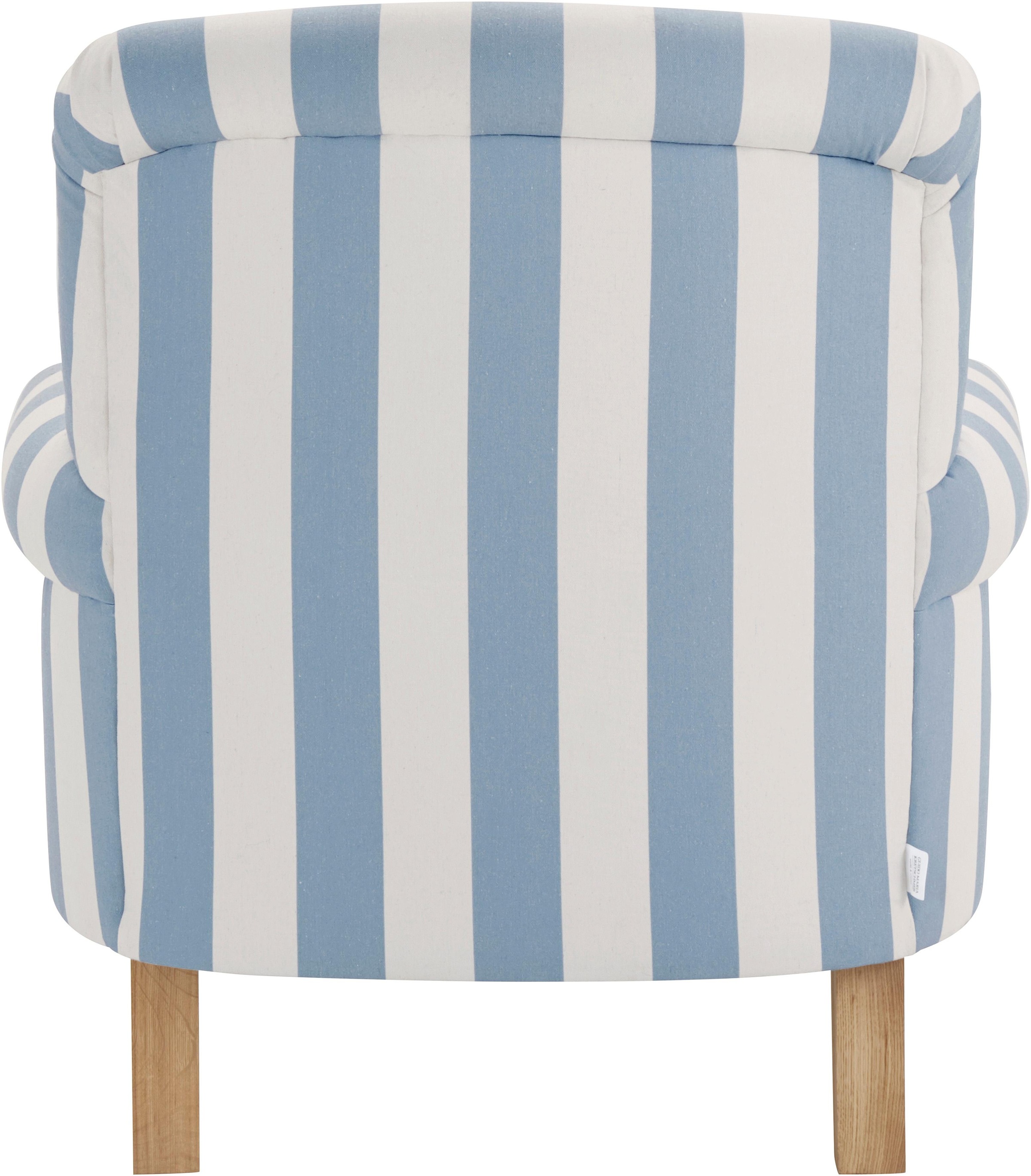 Home affaire XXL-Sessel »Cholet Sessel« mit Zierkissen und Beinen aus Eiche, Bezugsqualität: Baumwollmix, Big