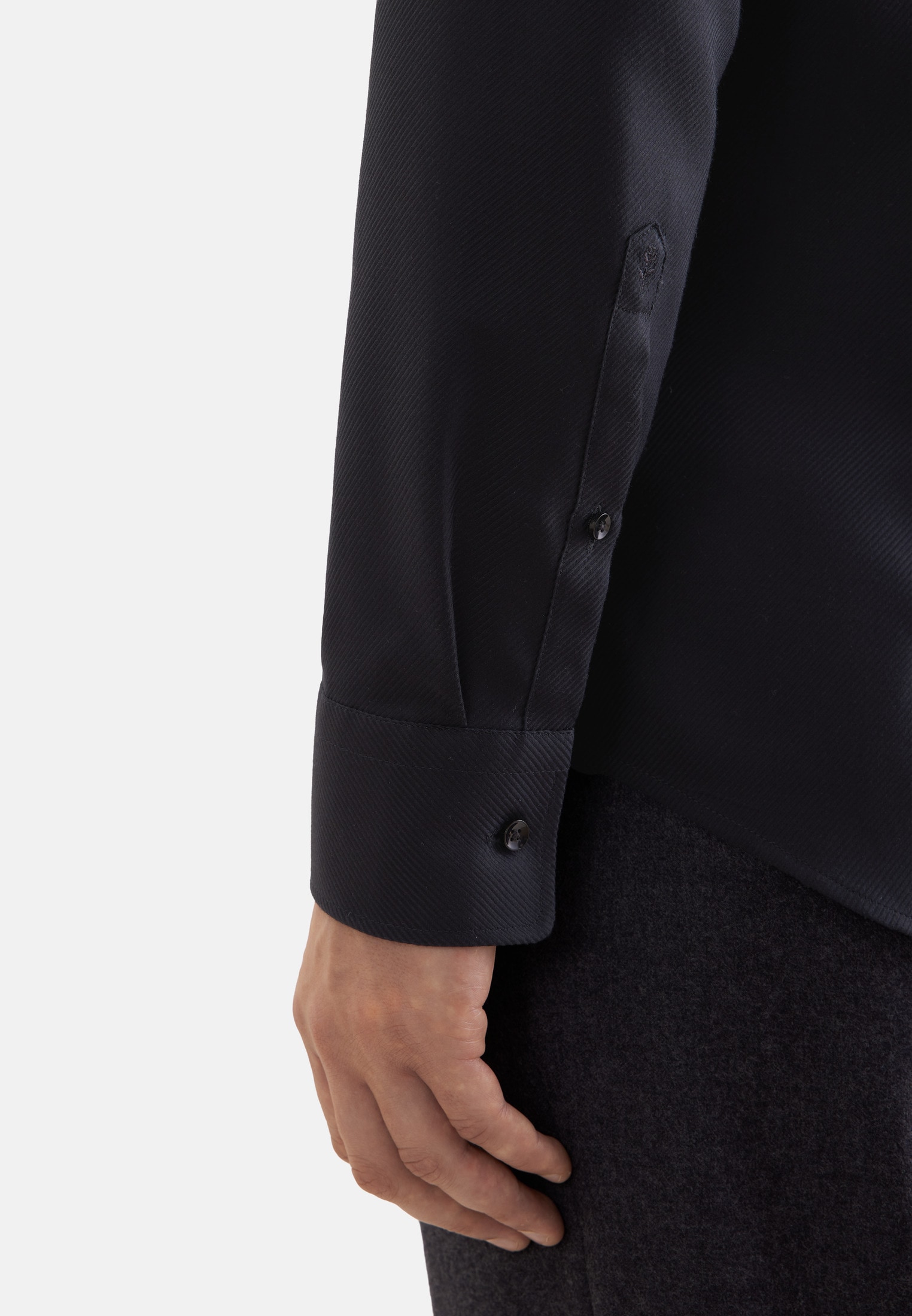 seidensticker Businesshemd »Schwarze Rose« Slim 1/1 Kentkragen Uni