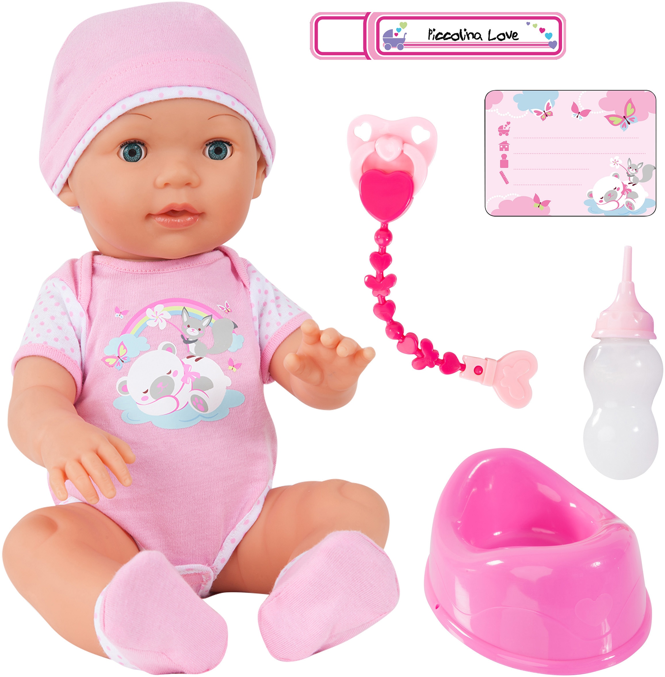 Babypuppe »Piccolina Love«, (Set, 8 tlg.)