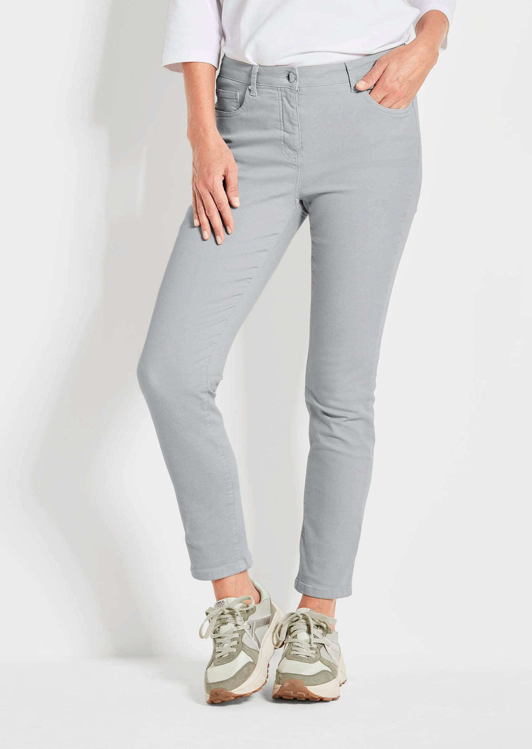 GOLDNER 7/8-Hose »Kurzgröße Schmale Stretchhose BELLA«