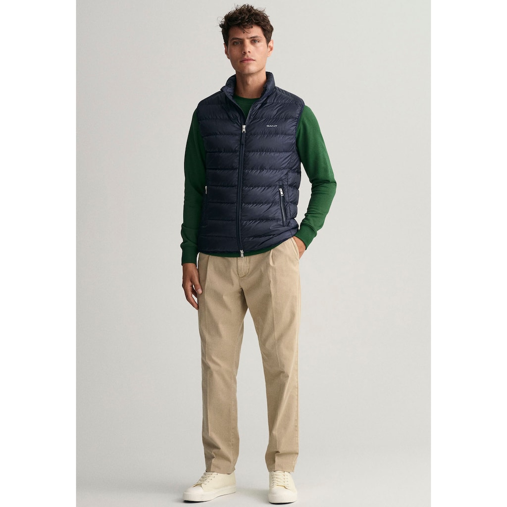 Gant Steppweste »LIGHT GILET«, im Streifen-Stepp-Look