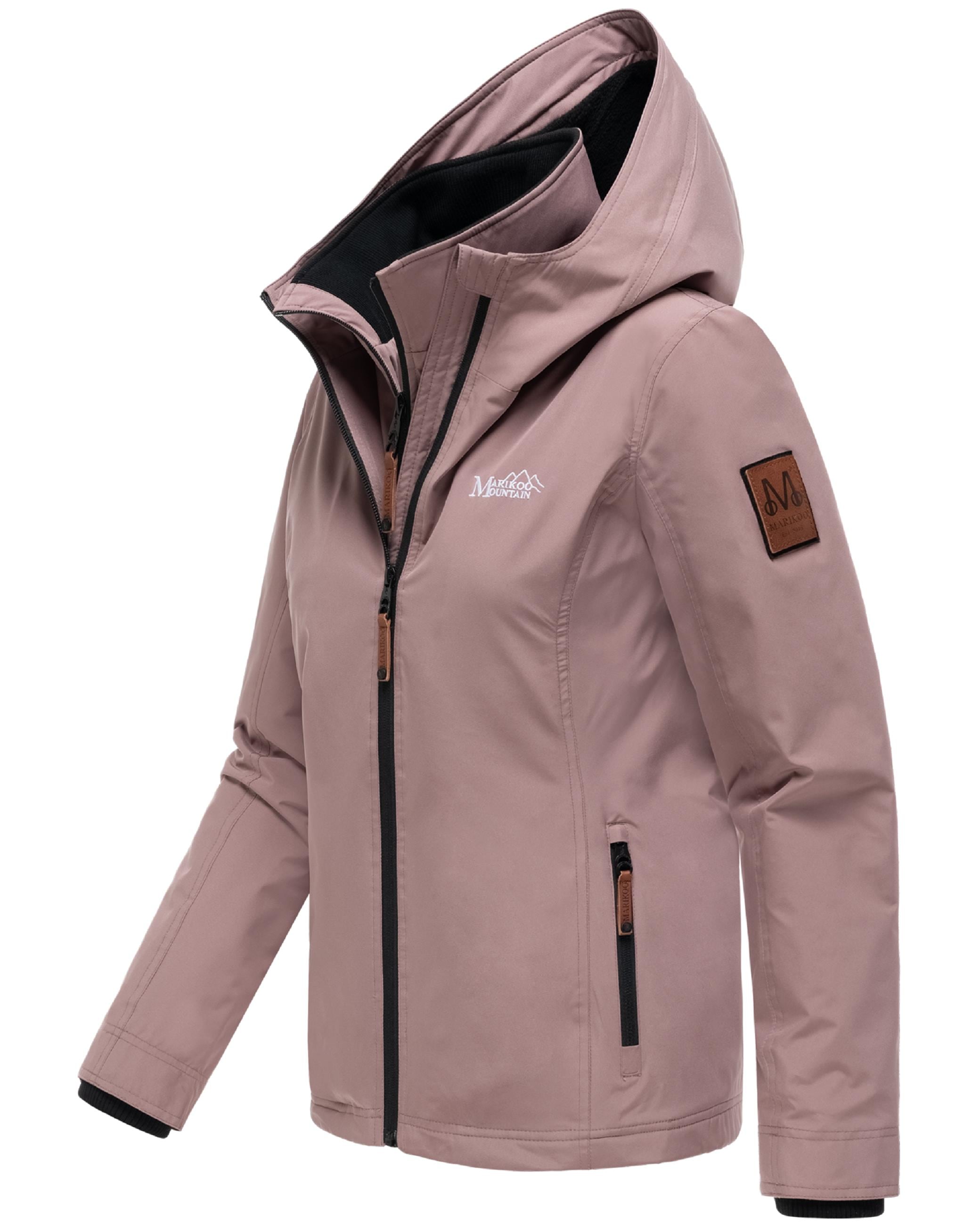 Marikoo Outdoorjacke »Übergangsjacke Erdbeere« mit Kapuze sportliche Funktionsjacke mit Kapuze