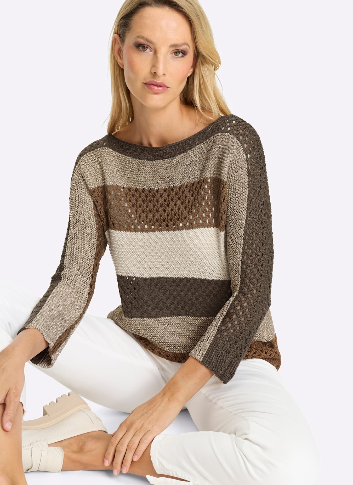 heine 3/4 Arm-Pullover »Pullover«
