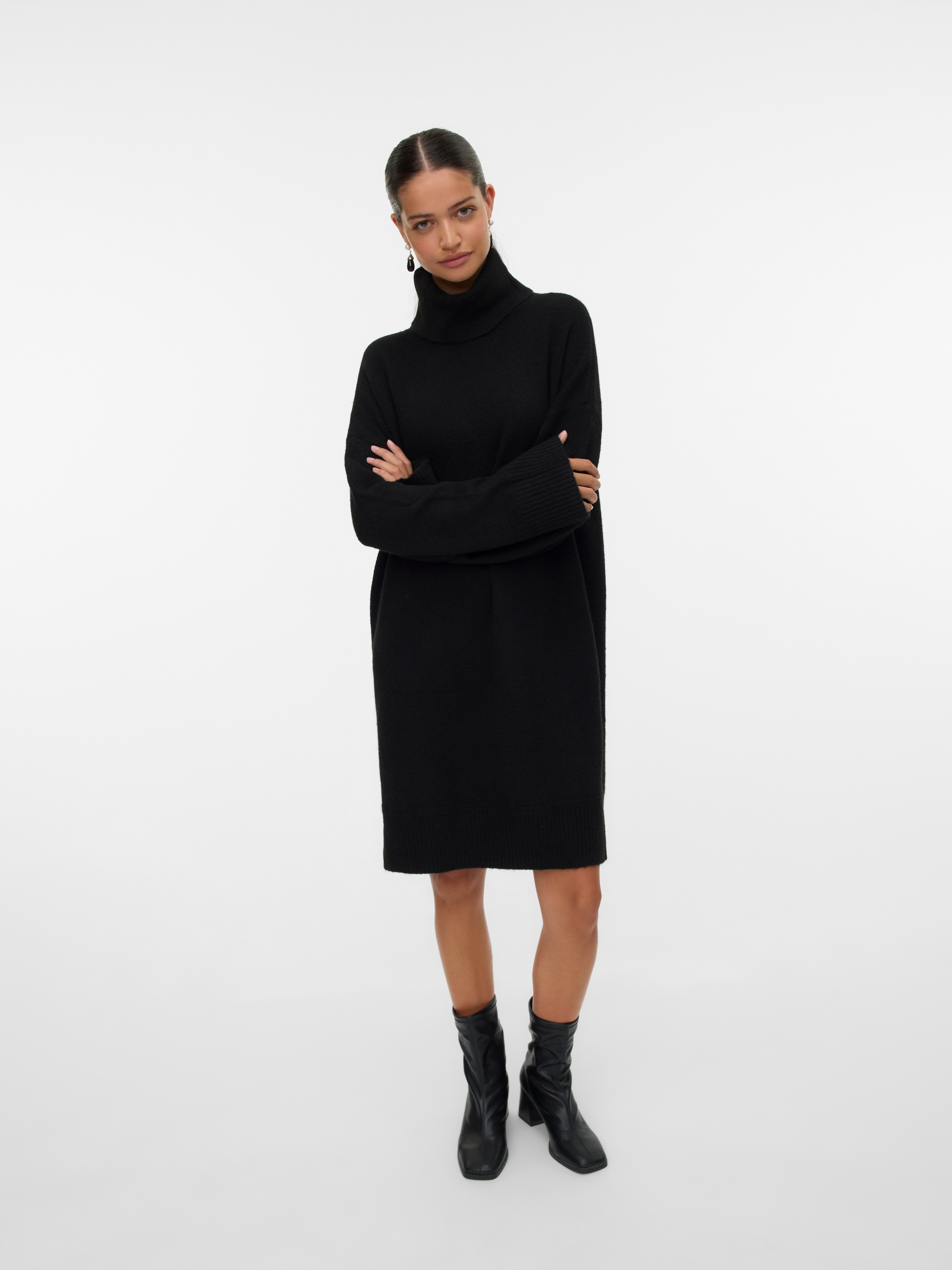 Vero Moda Strickkleid »VMAQUARIUS LS ROLLNECK SHORT DRESS BF«