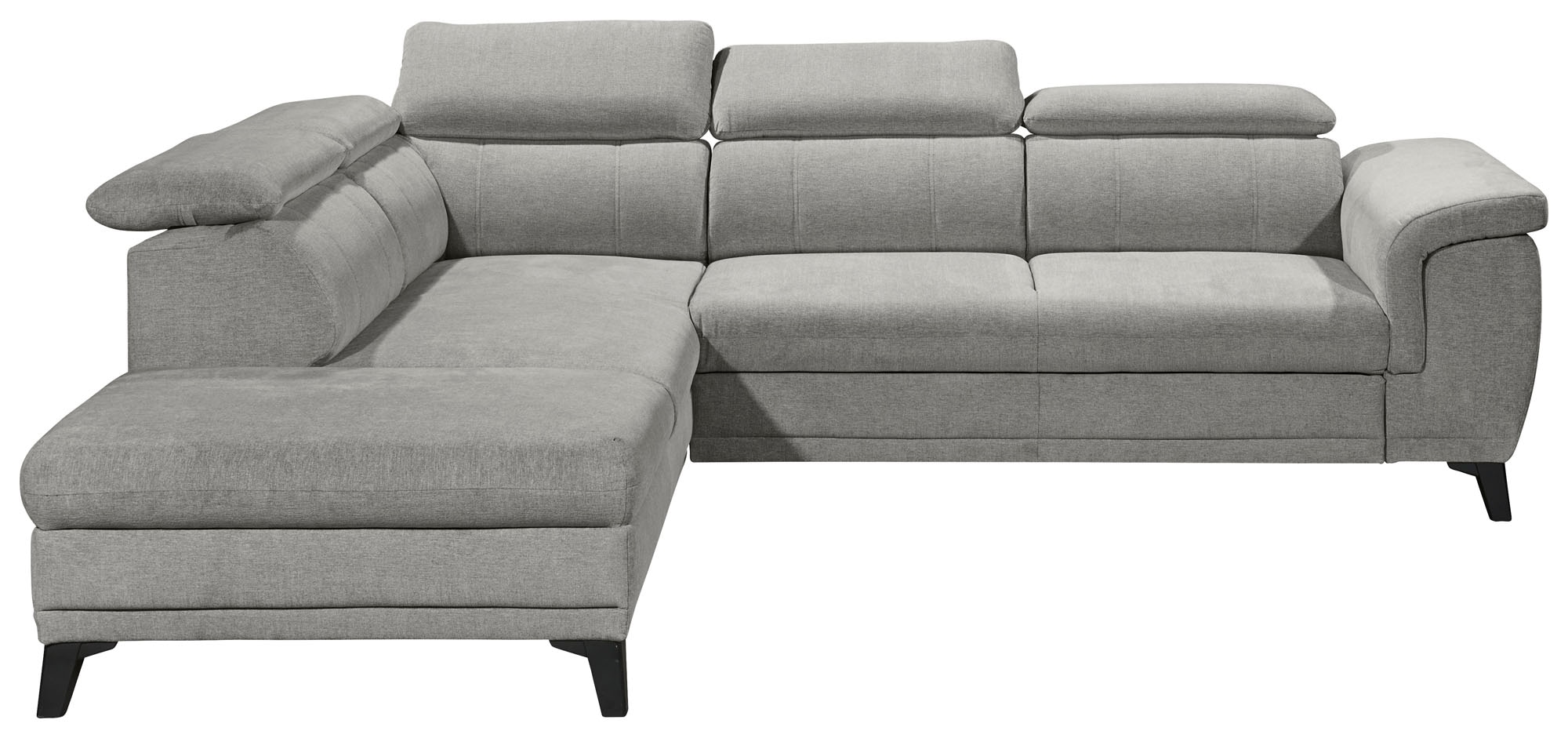 ED EXCITING DESIGN Ecksofa »Albany L-Form«, mit Bettfunktion, Bettkasten & Kopfteilverstellung
