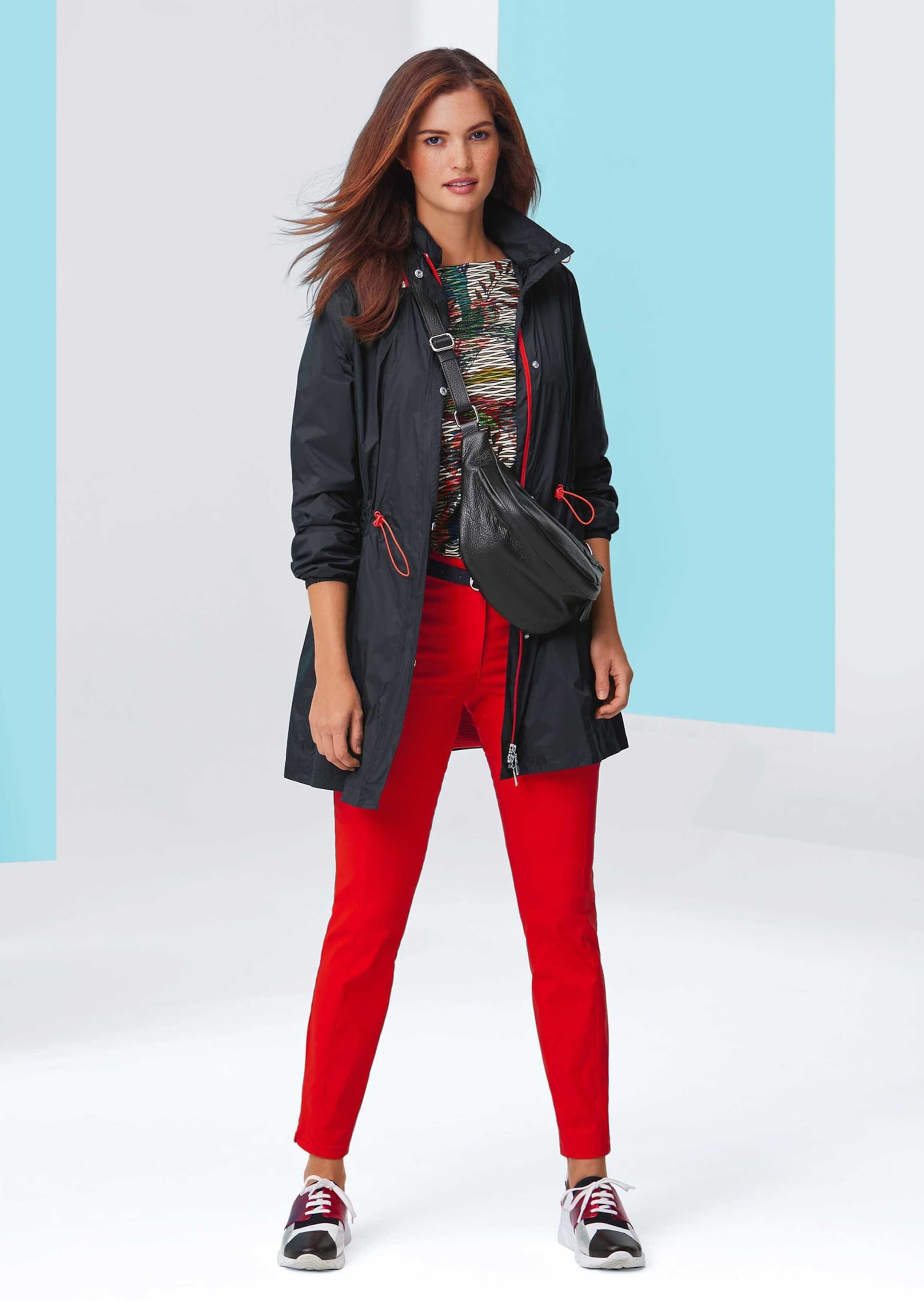 MADELEINE Stoffhose »Hose Enge Hose mit Reißverschlusstaschen«