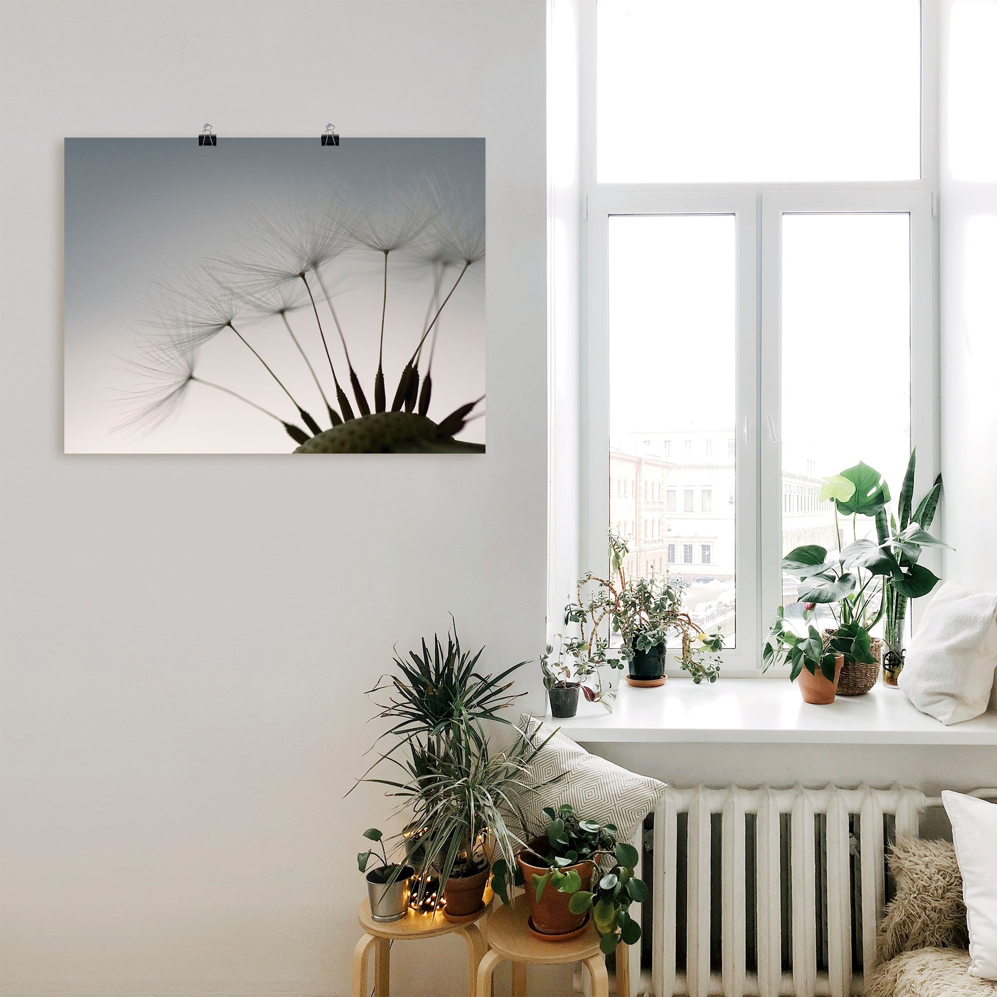 Artland Wandbild »Pusteblumen-Samen I«, Blumen, (1 St.), als Alubild, Outdoorbild, Leinwandbild, Poster in verschied. Größen