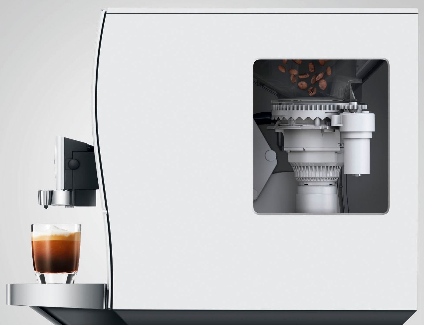 JURA Kaffeevollautomat »15410 Z10 Diamond White (EA)« 51 Spezialitäten, Touch, Light & Cold Brew