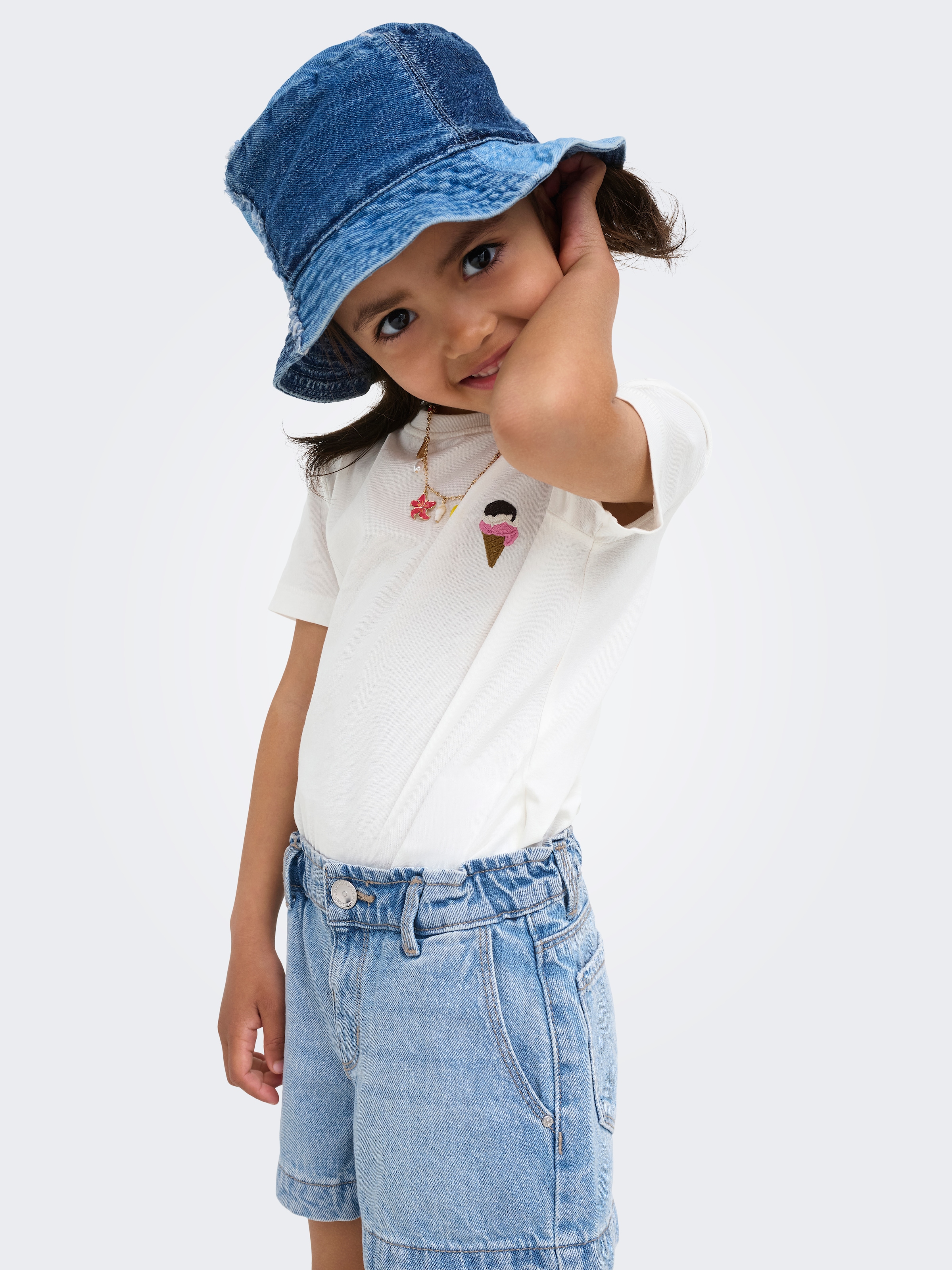 KIDS ONLY Jeansshorts »KMGCOMET WIDE SHORTS DNM LB«
