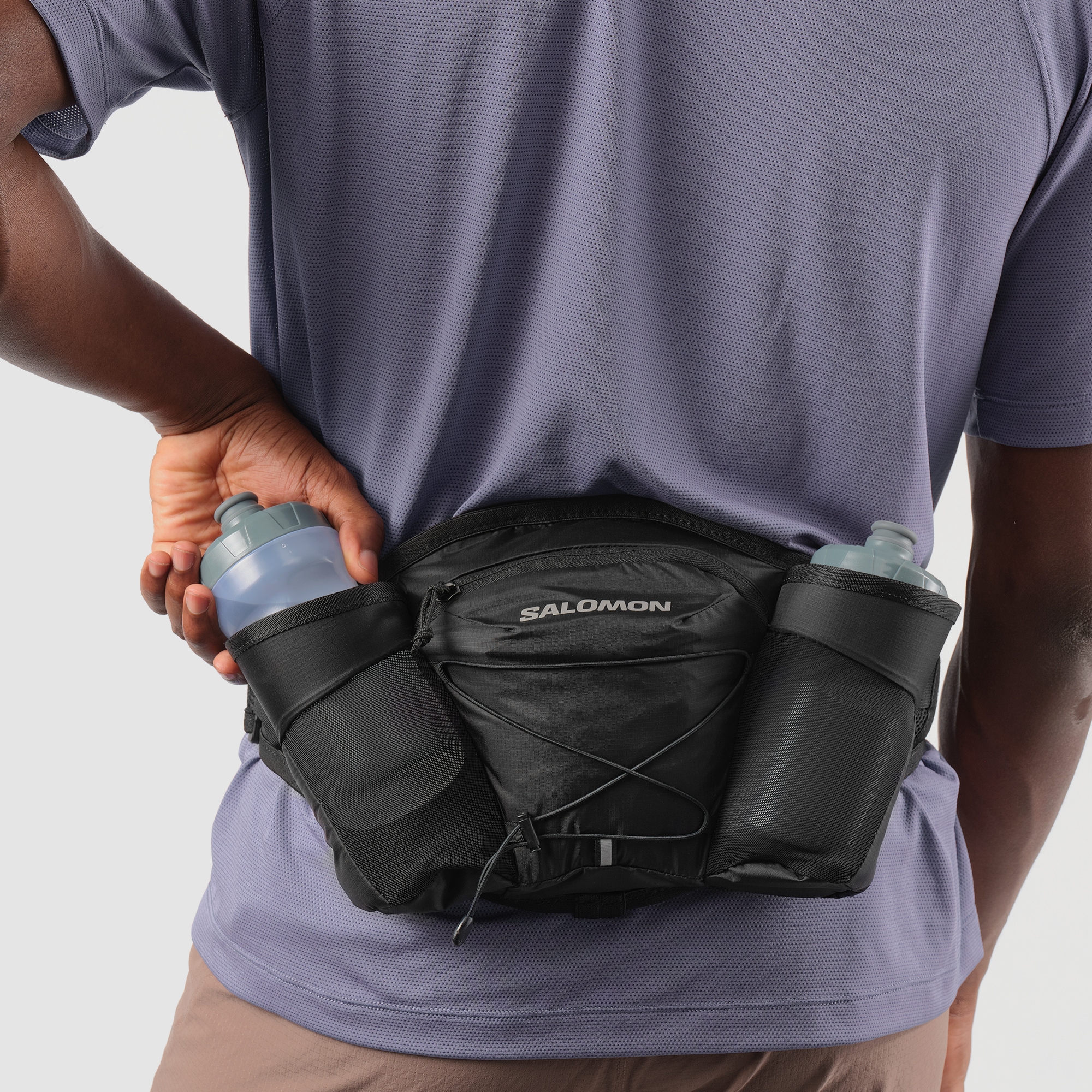 Salomon Laufgürtel »CROSS BELT 2 BOTTLES« sportlicher Stil, zum Durchziehen