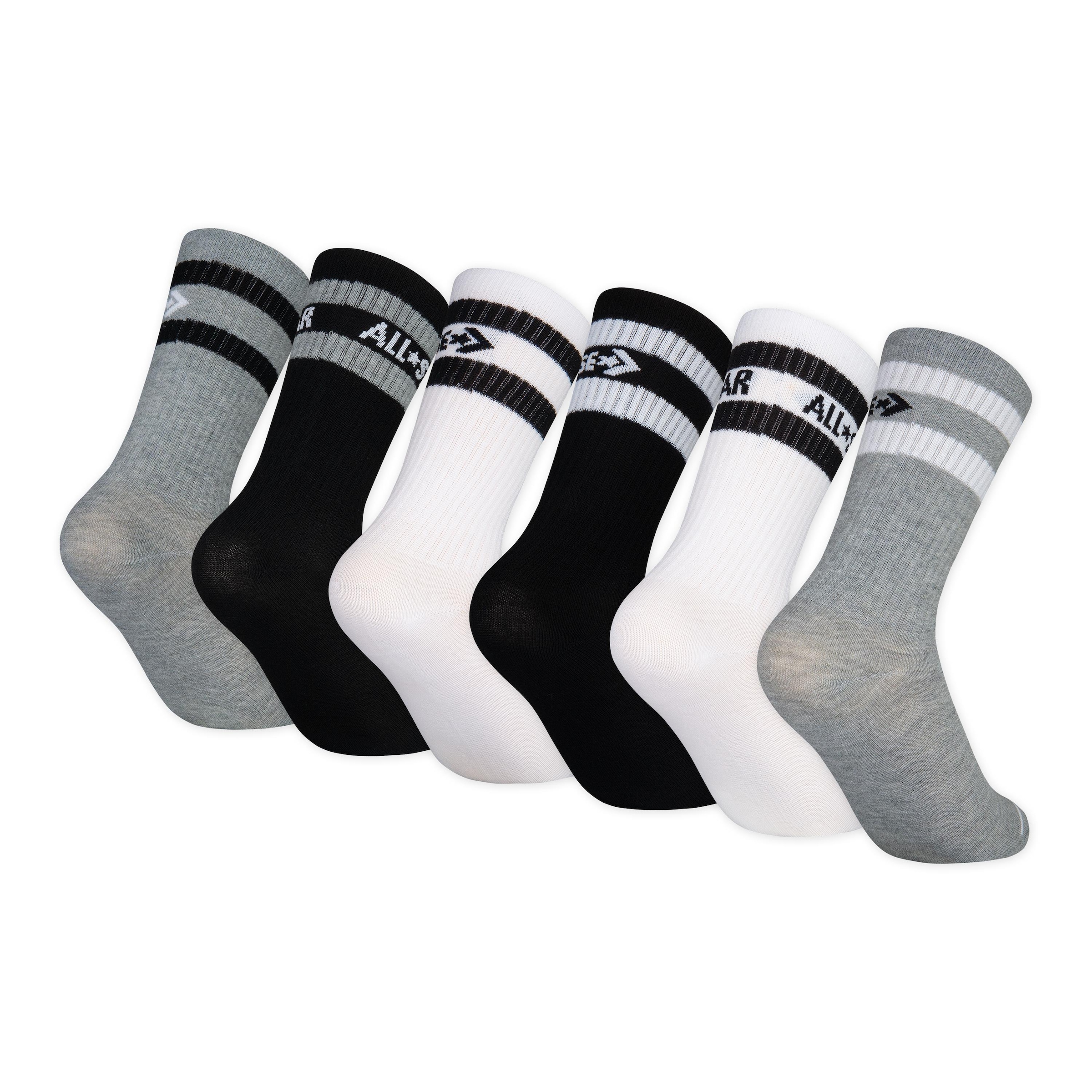 Converse Sportsocken »WORDMARK CREW 6PK - für Kinder«, (6 Paar)