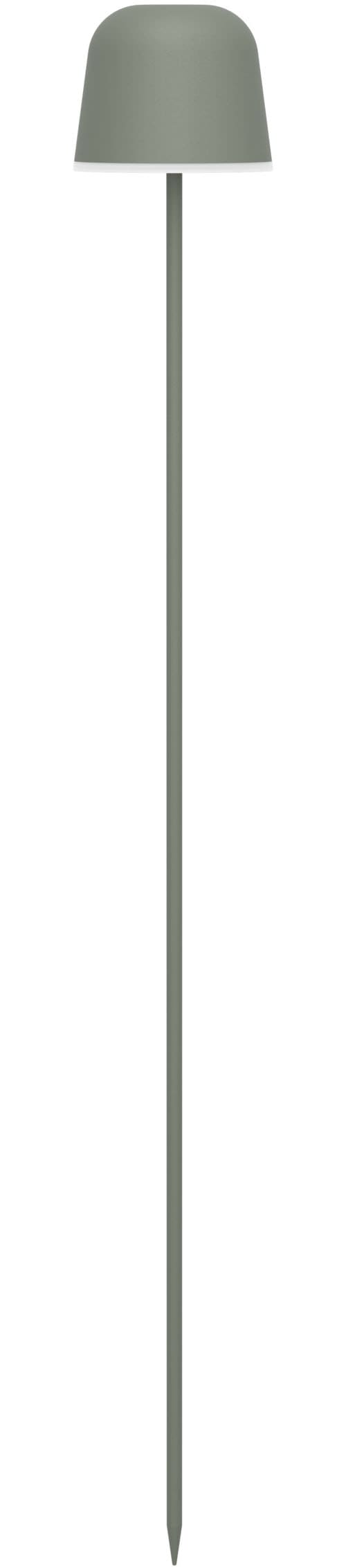 EGLO Tischleuchte »MANNERA-S Tischlampe - Alu, Stahl - LED - 1,8W - IP54« LED-Modul 1 Stk. Neutralweiß | Warmweiß Akku Außentischleuchte, Gartenlampe m. Erdspieß, H20 x Ø7,5 cm