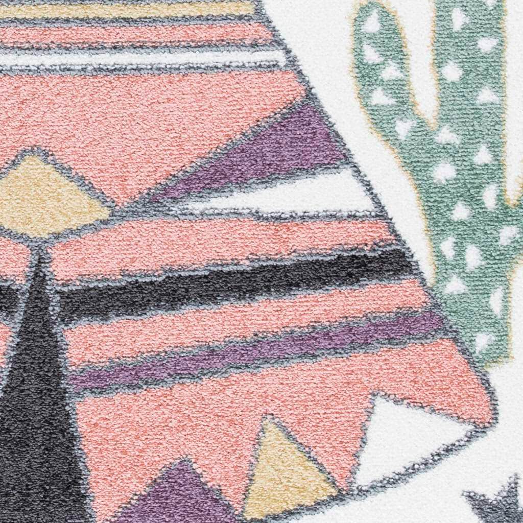 Carpet City Kinderteppich »ANIME898«, rund, 11 mm Höhe, Kinderzimmer Teppich Modern mit lustigen Cartoon-Figuren, Multi