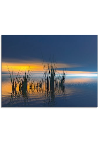 Artland Glasbild »Sonnenuntergang III«, Gewässer, (1 St.) kaufen