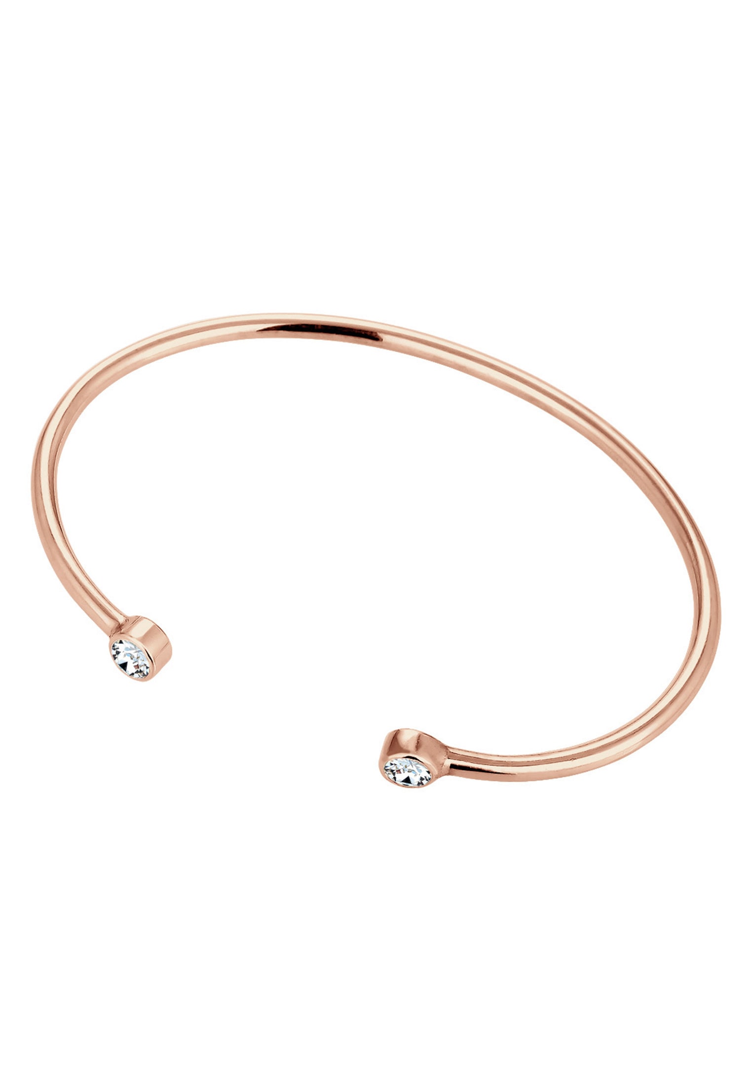 Elli Armreif »Armband Armreif Trend Kristalle 925 Silber«