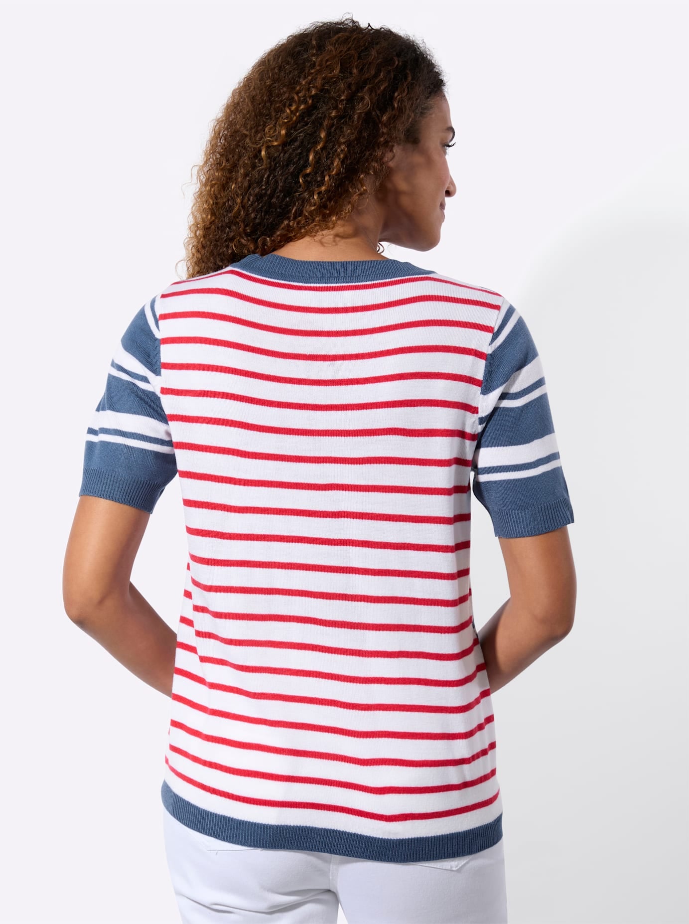 Casual Looks Kurzarmpullover »Kurzarm-Pullover«