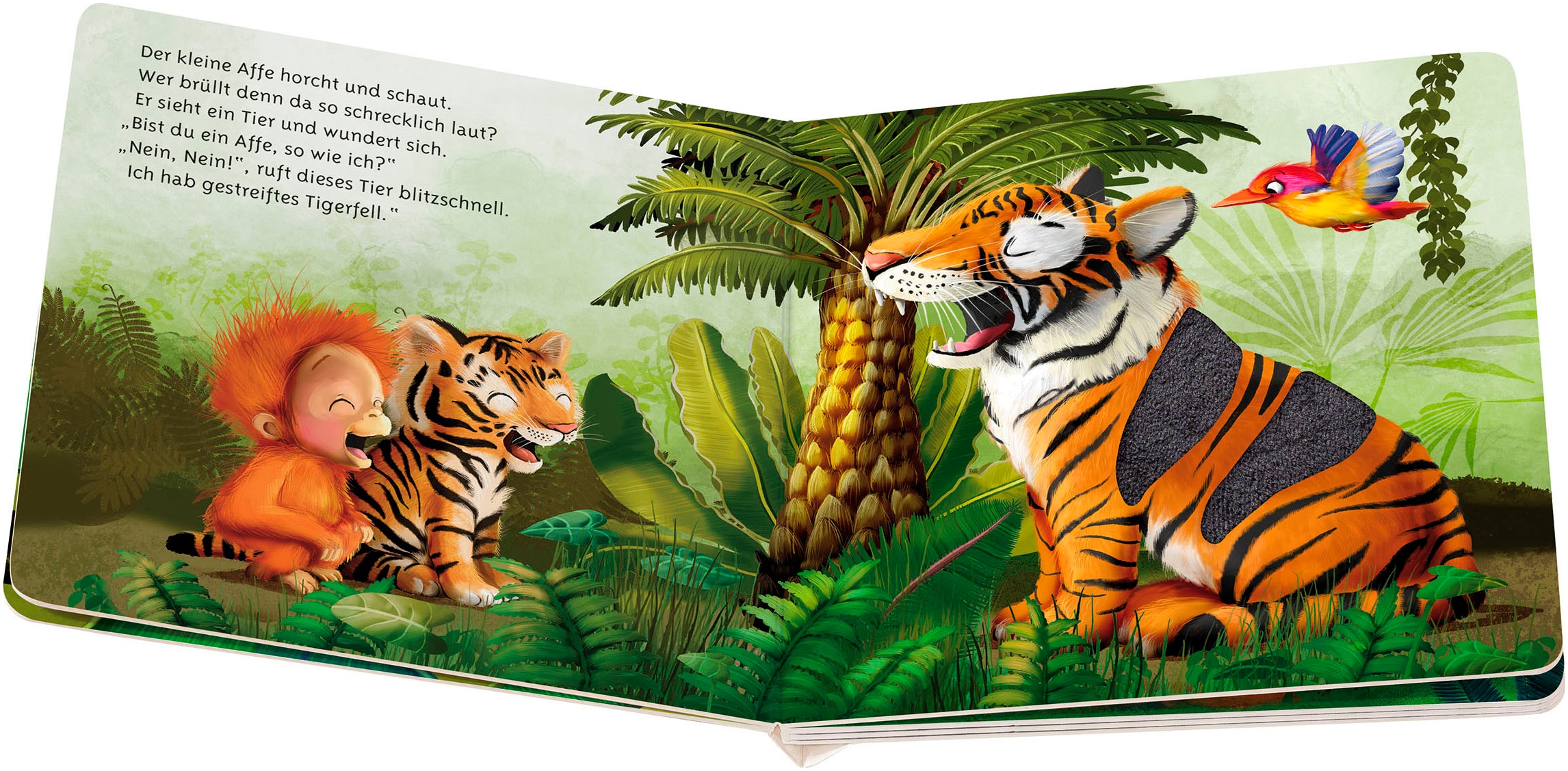 Ravensburger Buch »Pappbilderbuch, Mein erstes Vorlese-Fühlbuch: Bist du ein Affe?«