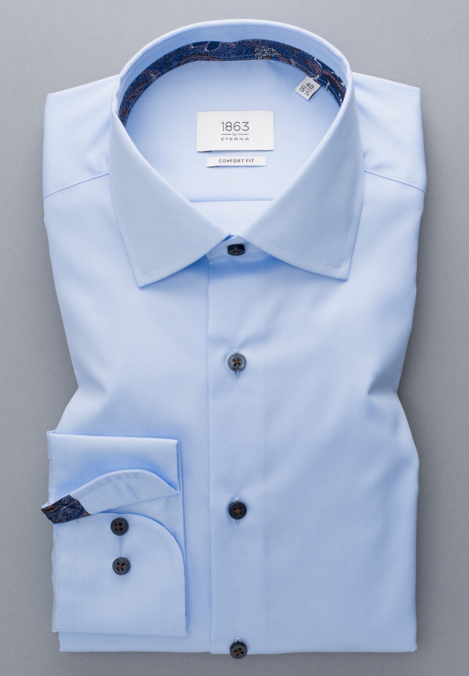 Eterna Langarmhemd »COMFORT FIT«, NON IRON (bügelfrei)