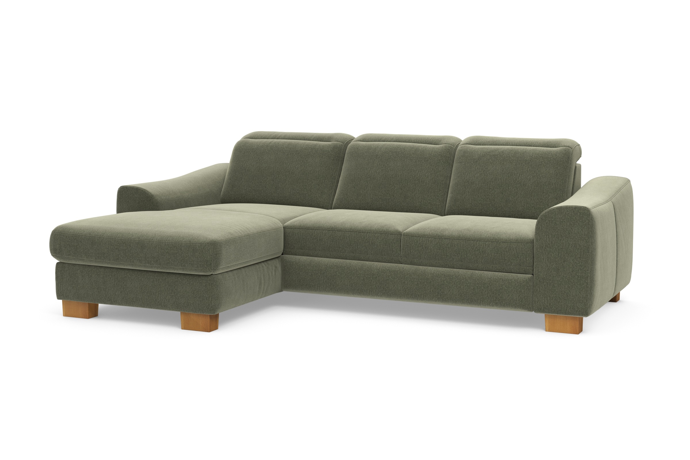Home affaire Ecksofa »Dundee L-Form«, wahlweise mit Kopfteilverstellung und zusätzlich mit Bettfunktion