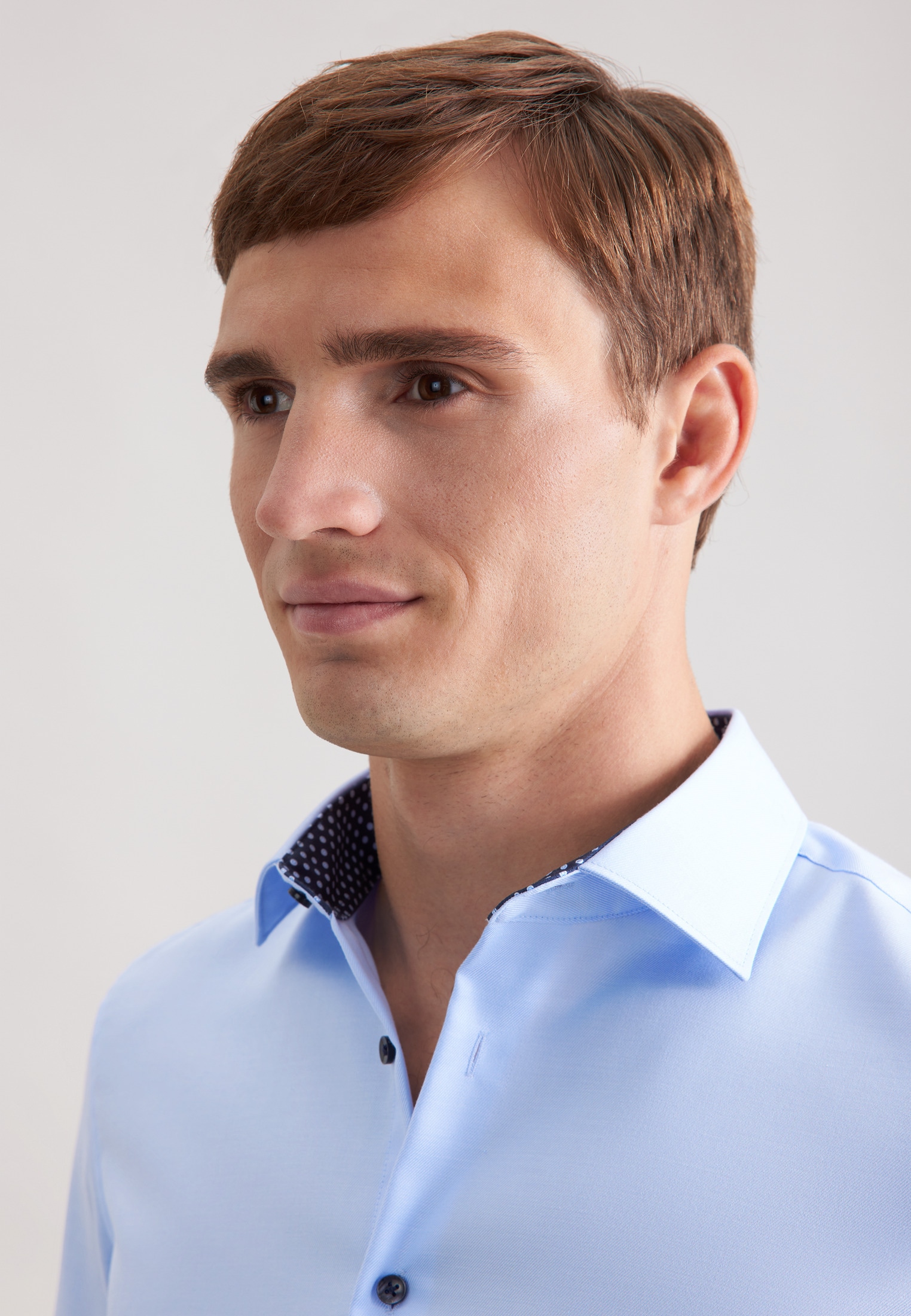 seidensticker Businesshemd »Schwarze Rose« Slim 1/1 Extra lang Kentkragen Uni