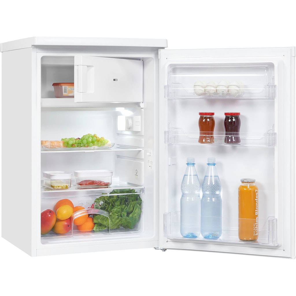 exquisit Kühlschrank »KS16-4-E-040E«, KS16-4-E-040E weiss, 85,5 cm hoch, 55 cm breit