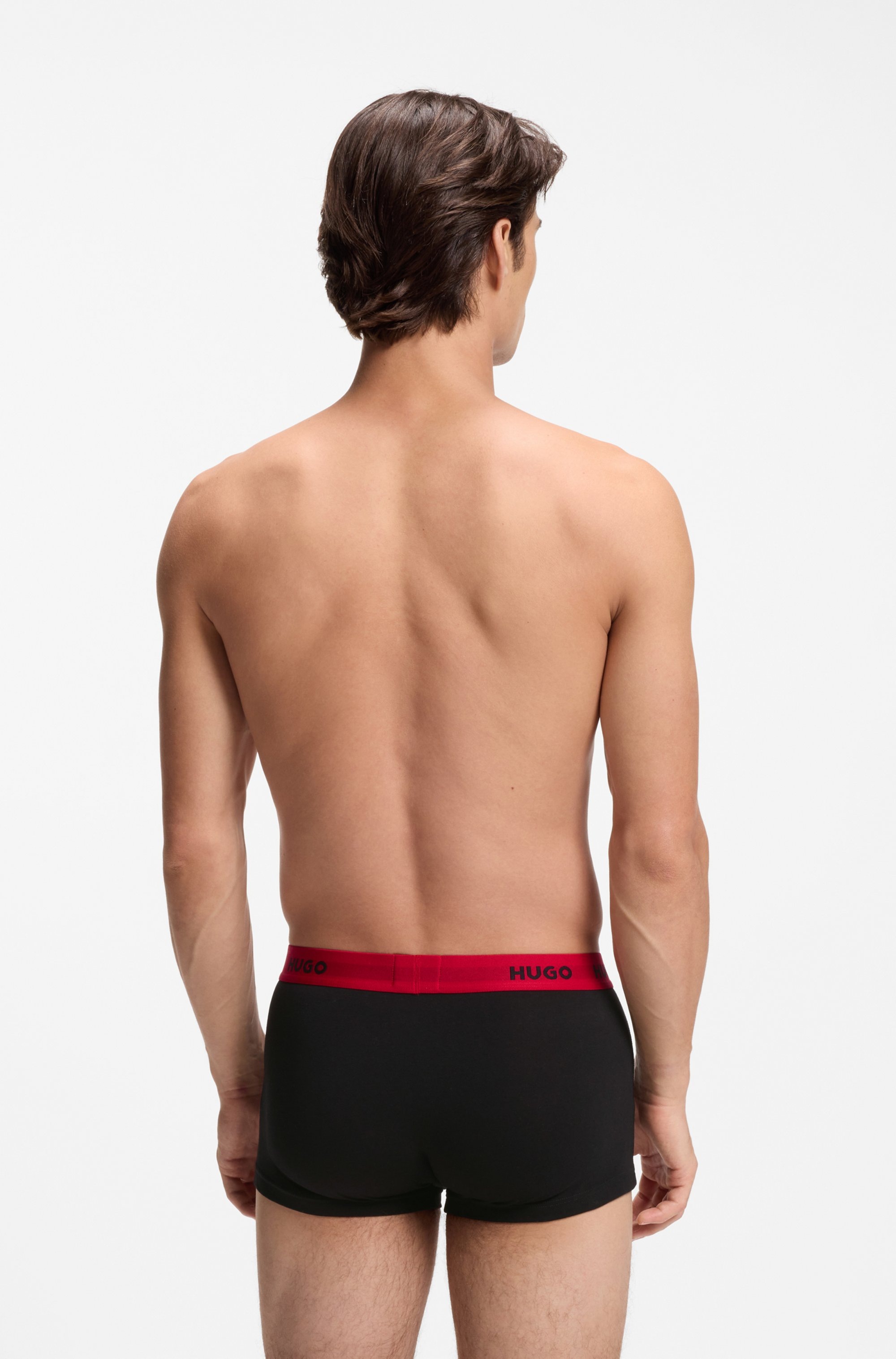 HUGO Underwear Trunk »TRUNK TRIPLET PACK« Packung, 3 Stk. mit Logoschriftzug auf dem Bund