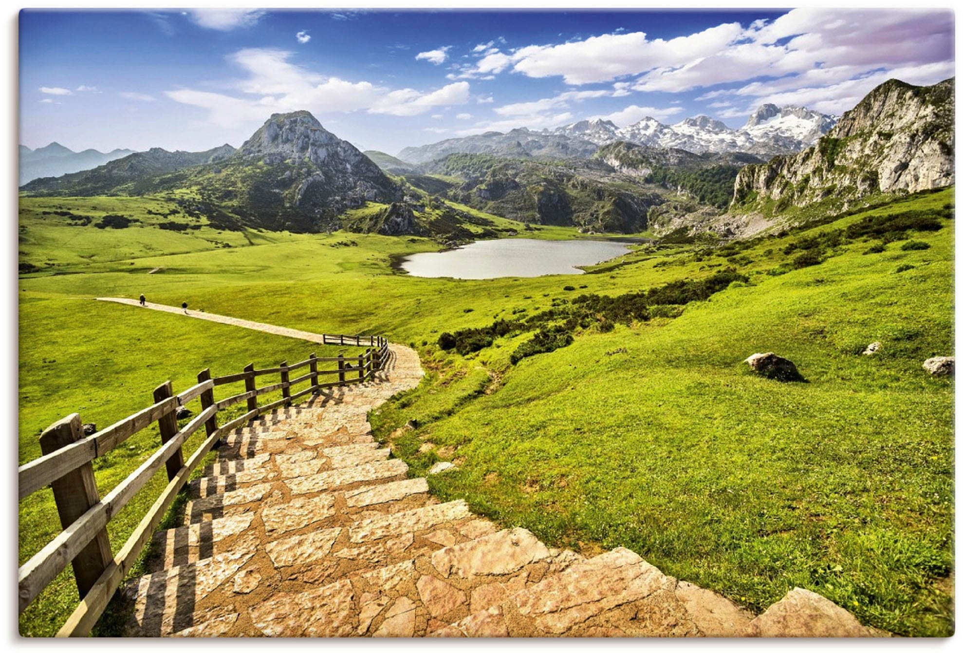 Artland Wandbild »Berglandschaft in Asturien«, Berge Alpenbilder, versch. (1 & Größen Leinwandbild, Alubild, im in Online als Wandaufkleber Shop St.), kaufen oder OTTO Poster