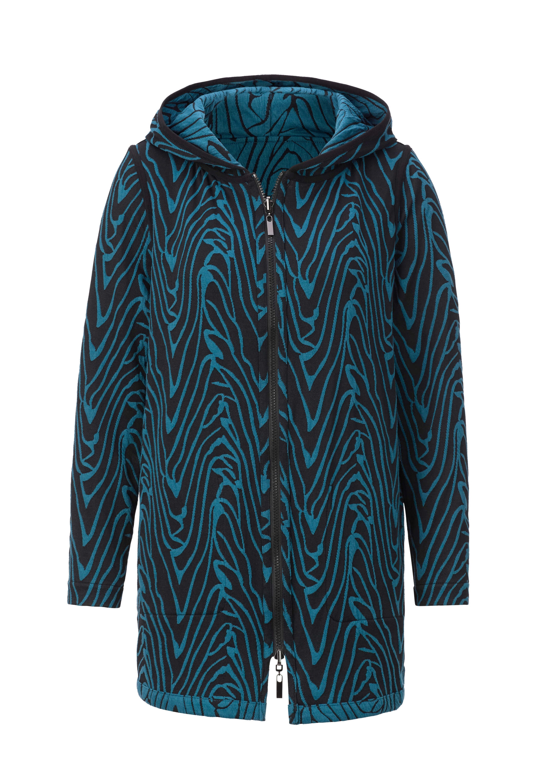 creation L Shirtjacke »Wende-Shirtjacke Shirtjacke mit Wendefunktion«