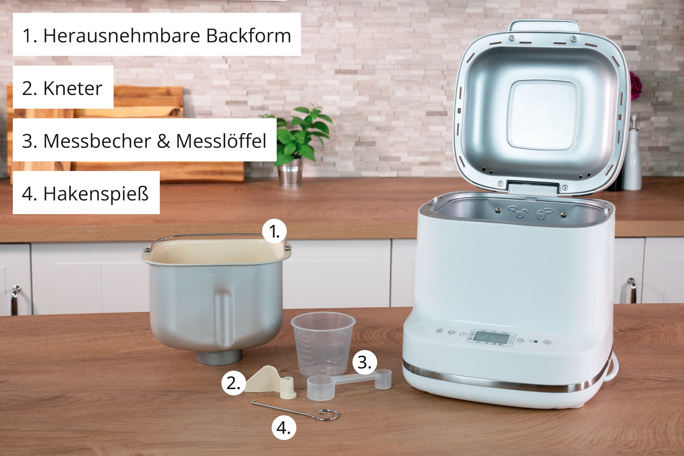 Unold Brotbackautomat »Backmeister Bernd« 19 Programme 550 W