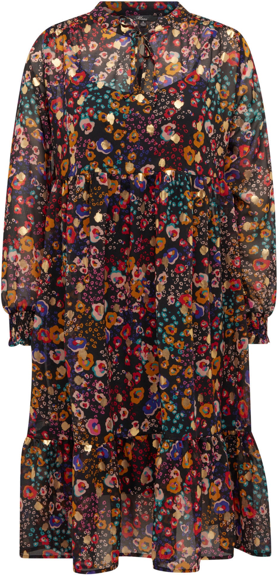 Mavi Hemdblusenkleid, mit stylischen Blumenmuster