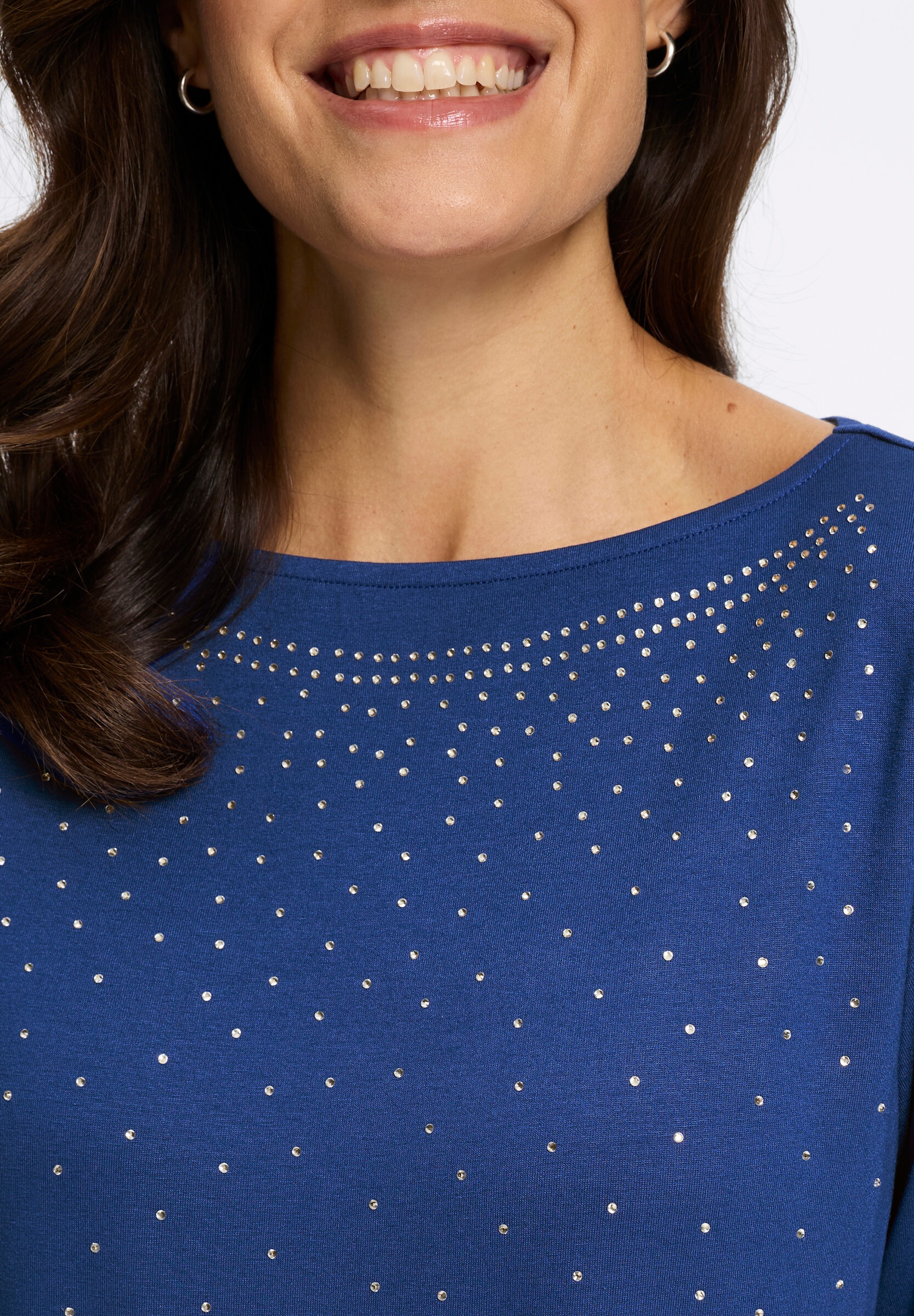 Witt T-Shirt »3/4-Arm-Shirt 3/4-Arm-Shirt mit Glitzersteinchen«
