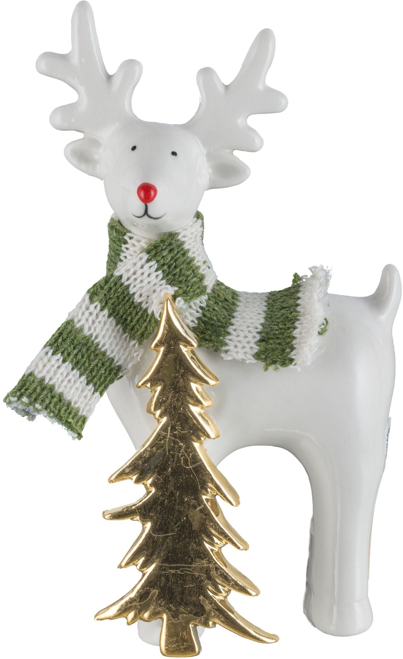 Creativ home Weihnachtsfigur »Hirsch« mit Schal