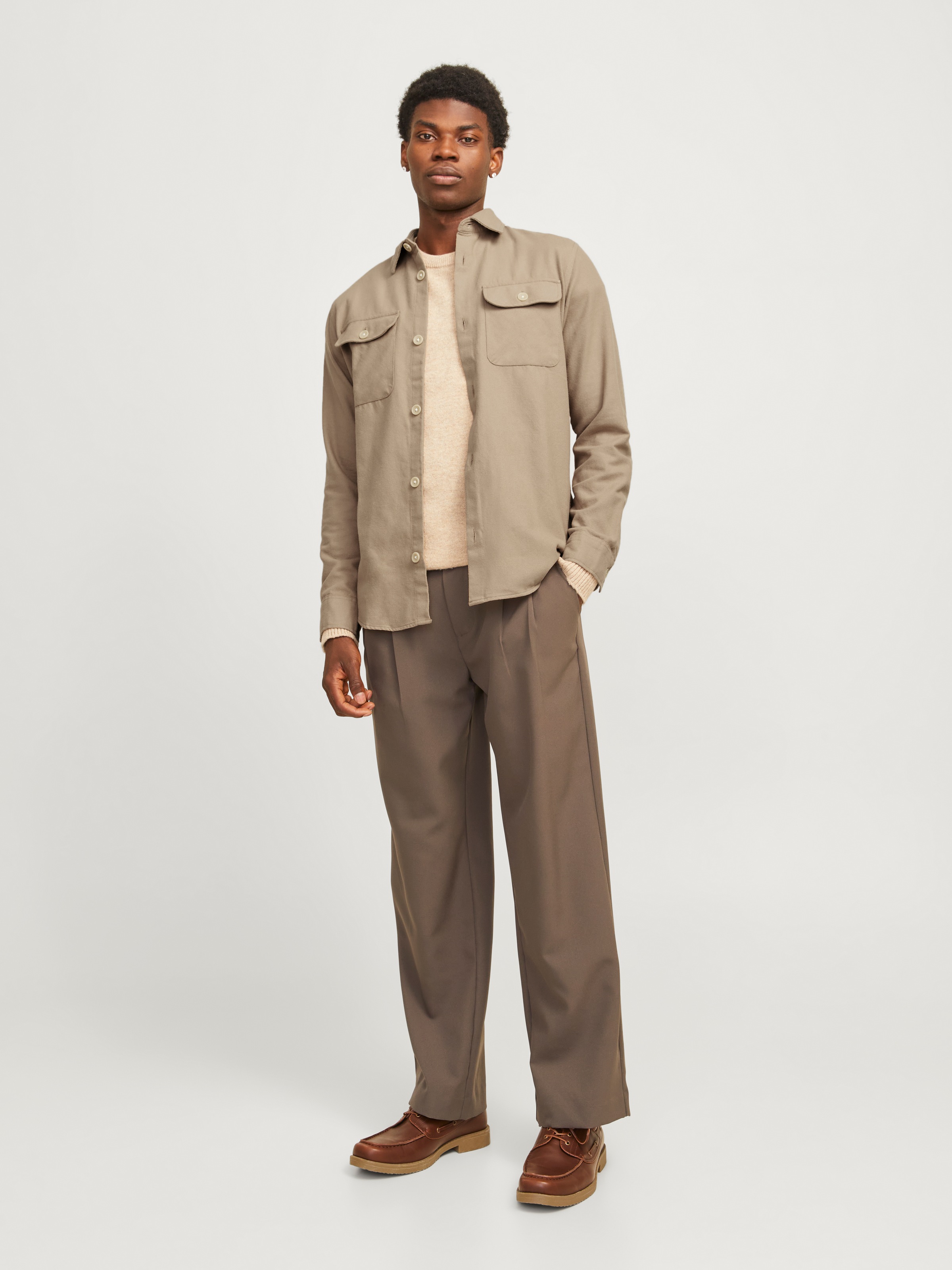 Jack & Jones Langarmhemd »JJEDARREN OVERSHIRT LS NOOS«