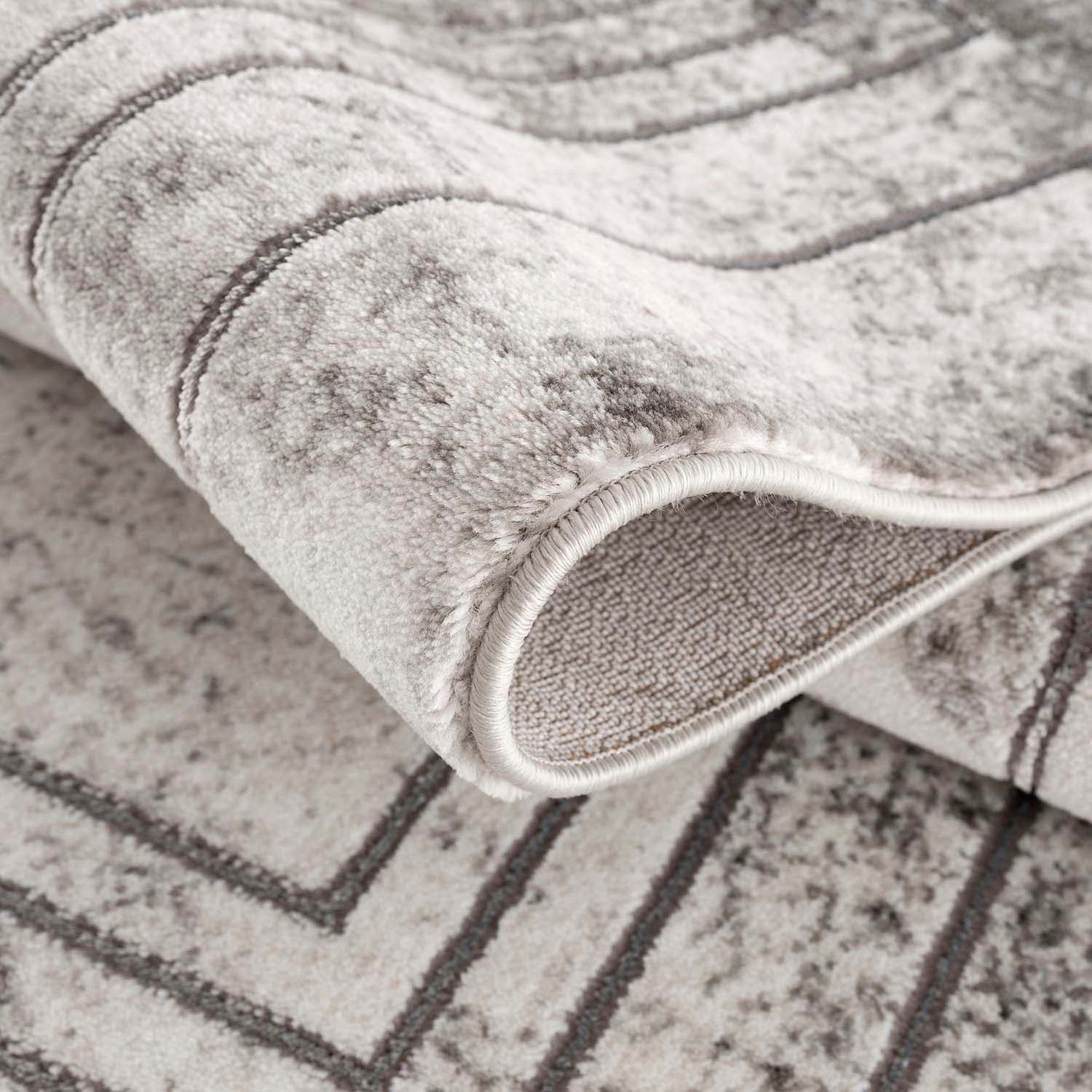 Carpet City Teppich »Noa 9341« rechteckig 11 mm Höhe Läufer, Kurzflor, Modern, Weicher Flor, Pflegeleicht, Wohnzimmer