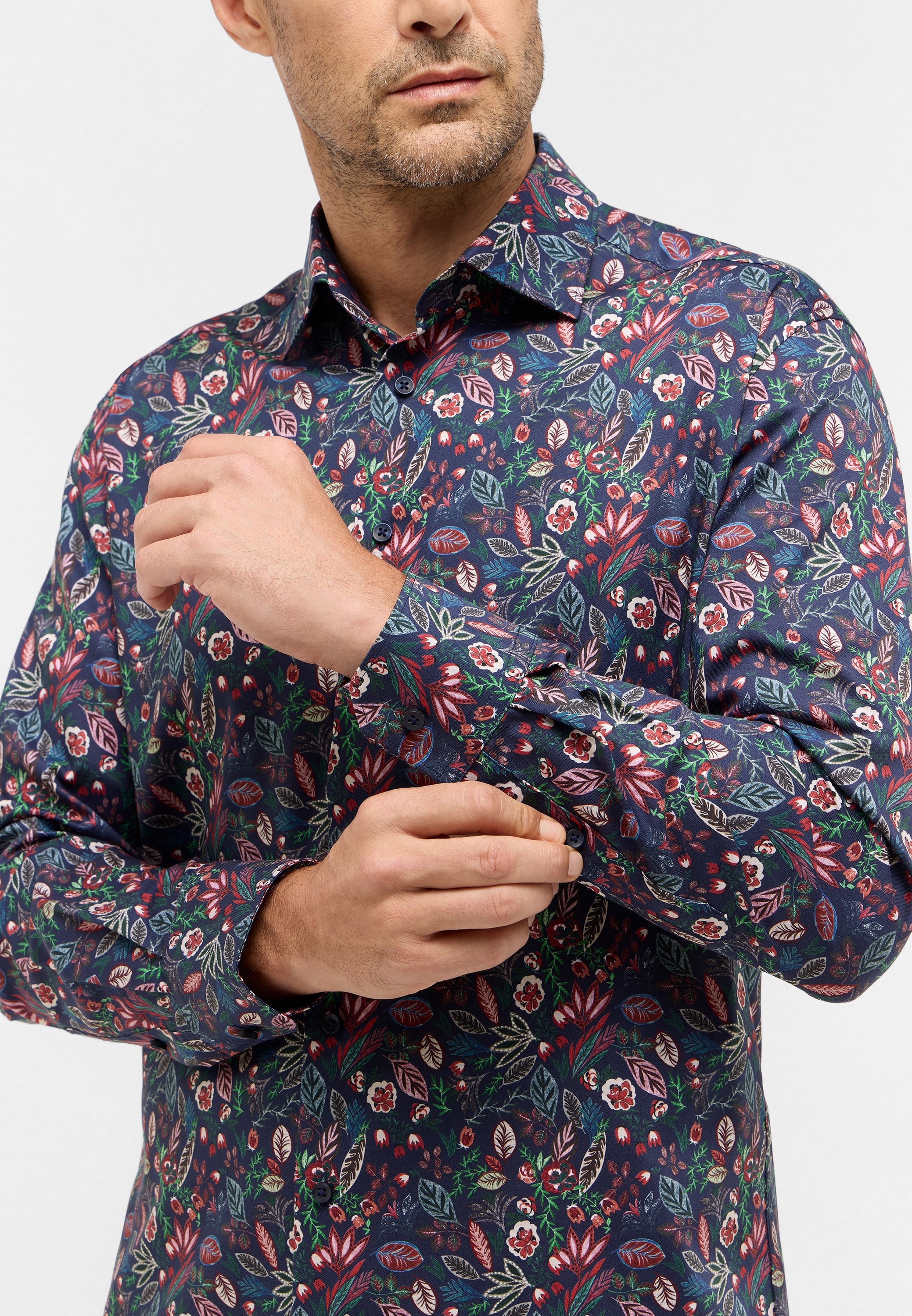 Eterna Langarmhemd »MODERN FIT«, NON IRON (bügelfrei)