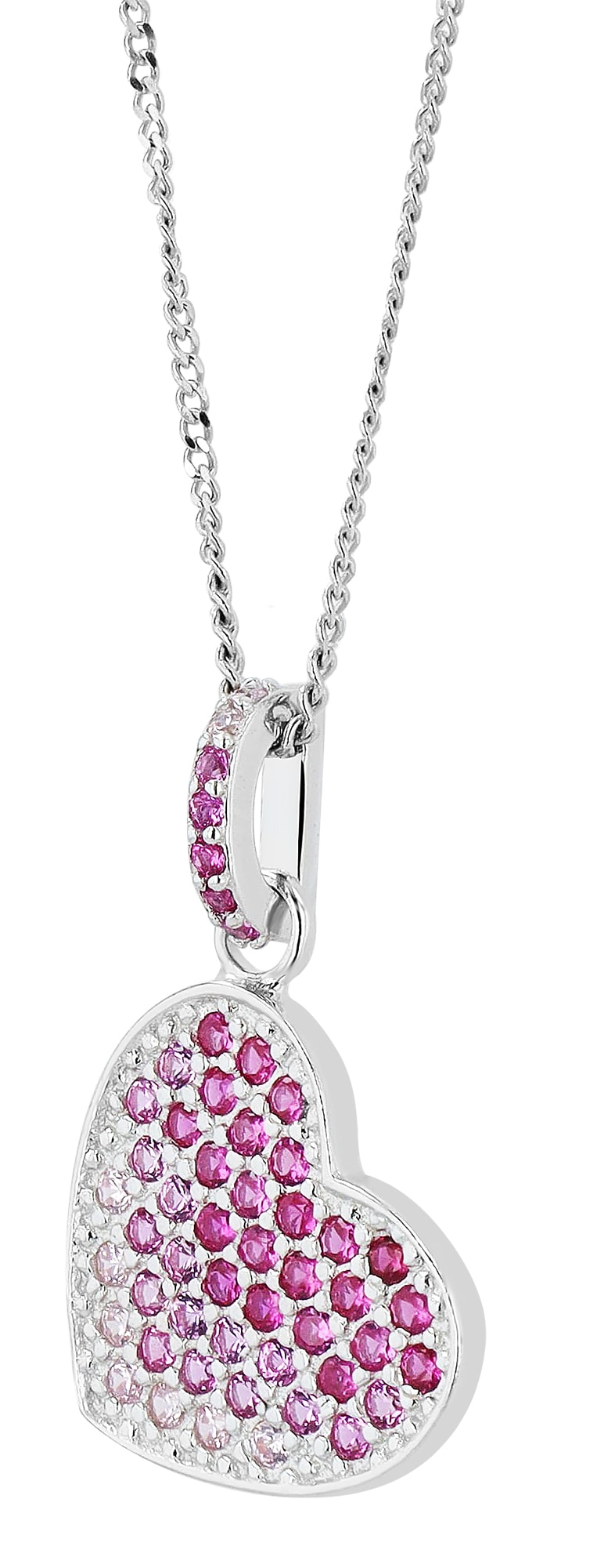 Adelia´s Herzanhänger »Damen Anhänger ¿ Herzanhänger aus 925 Silber mit Zirkonia«