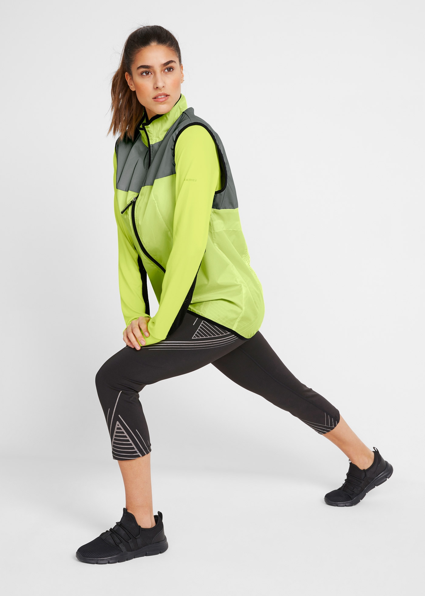 bonprix Trainingstights »Sport-Leggings mit Tasche, 3/4-Länge«  Sport-Leggings mit Tasche, 3/4-Länge