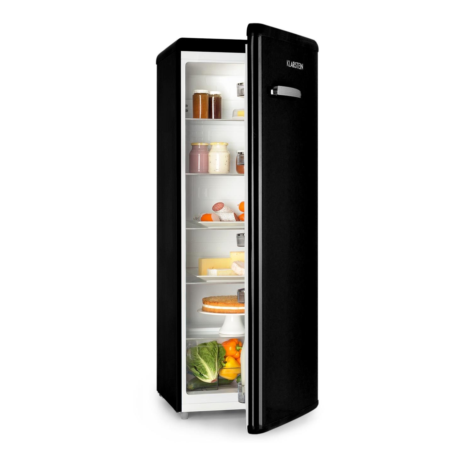 Vollraumkühlschrank 242l Retro-Design 4 Ebenen »CO2-Irene XL-Black«