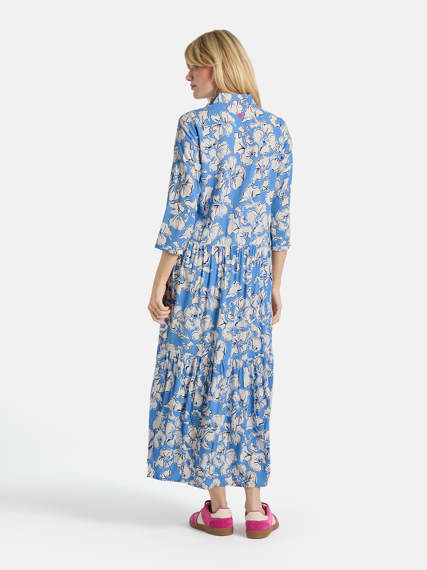 Lieblingsstück Sommerkleid »RorabethL« mit Hemblusenkragen, 3/4-Ärmel