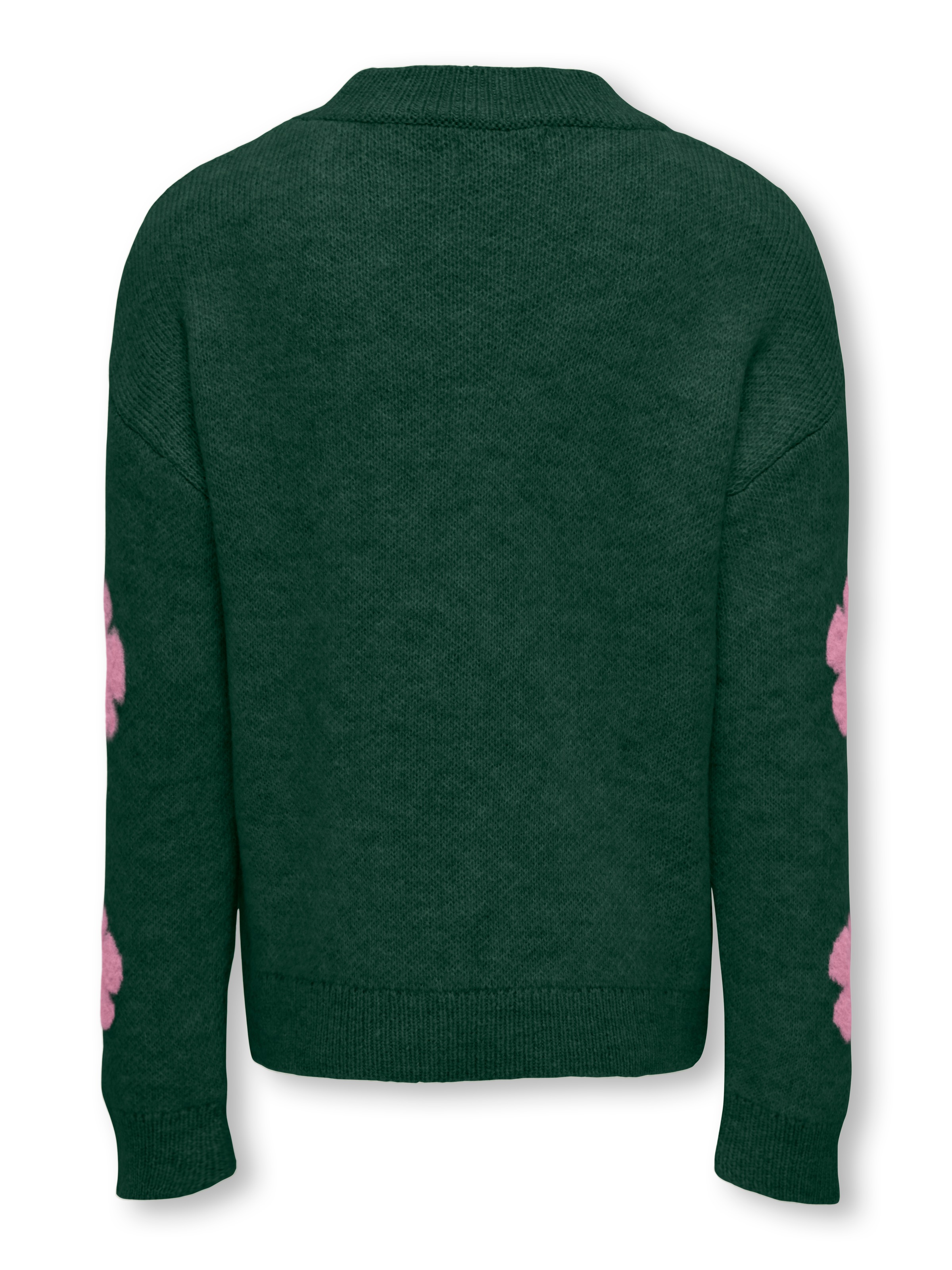 KIDS ONLY Strickpullover »KOGNAJA L/S FLOWER PULLOVER KNT«